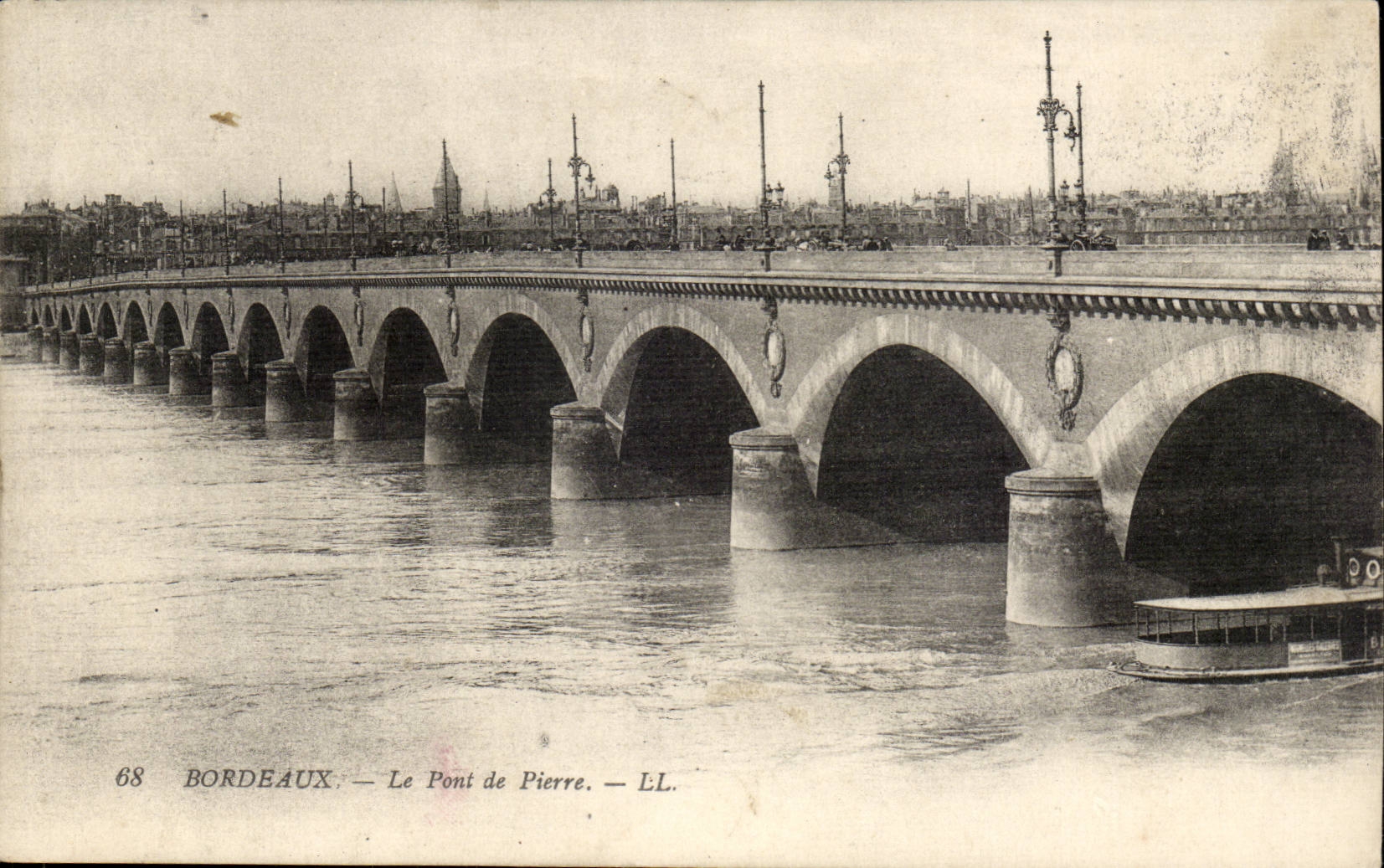 Bordeaux CPA the stone bridge