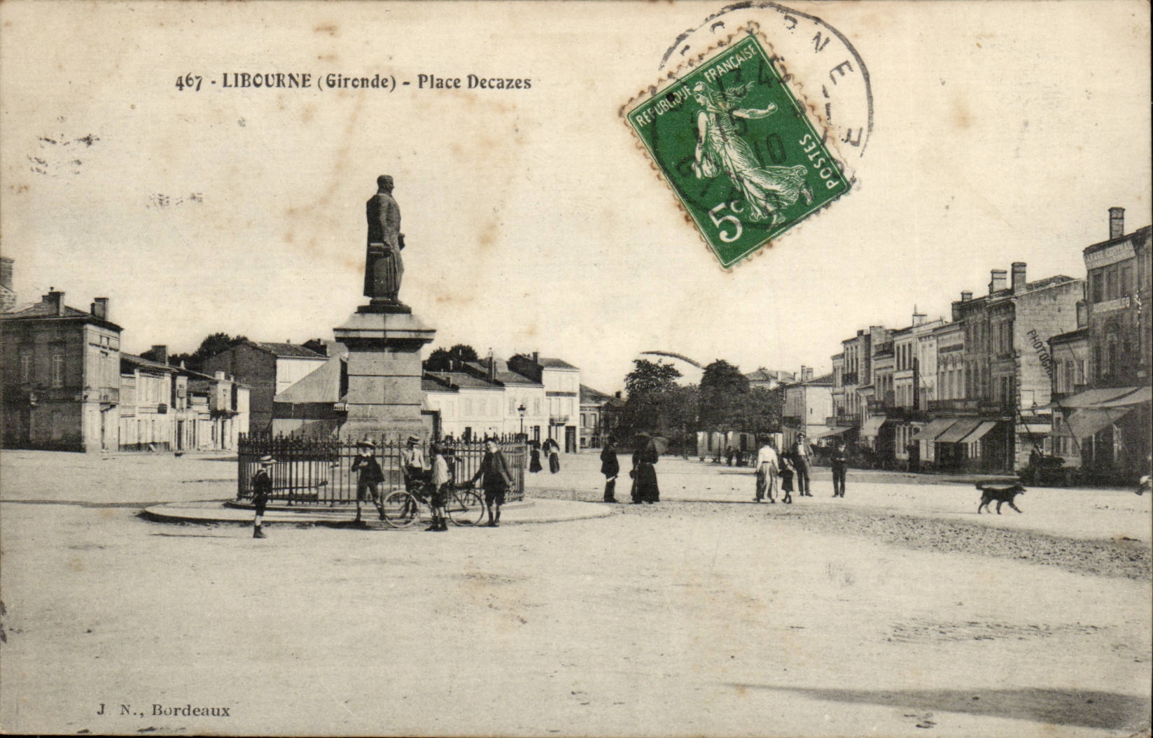 Libourne CPA Places DEcazes