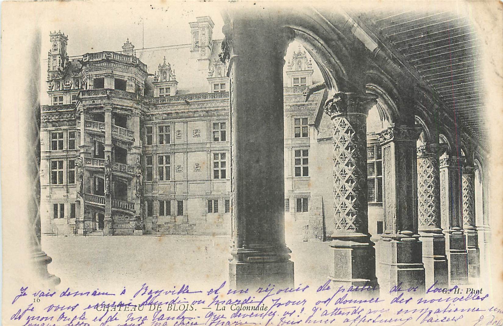CPA Chateau de Blois La Colonnade 