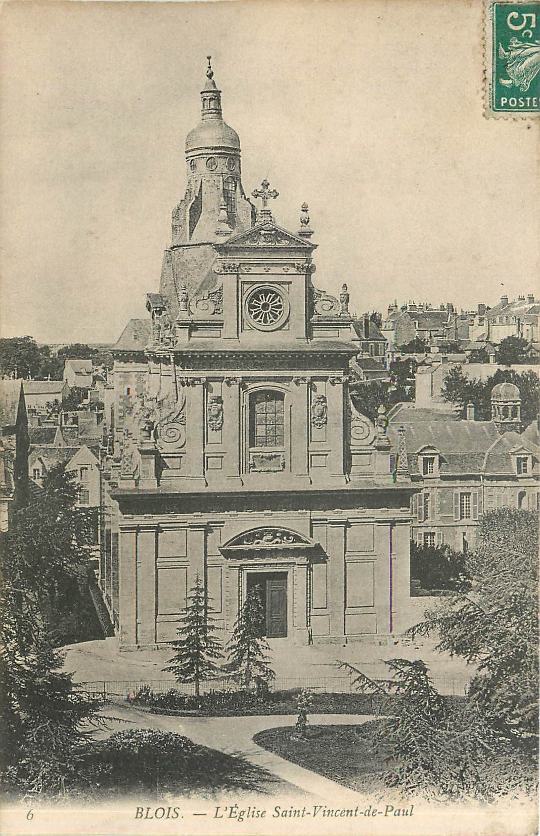 CPA Blois L'Eglise Saint Vincent de Paul 