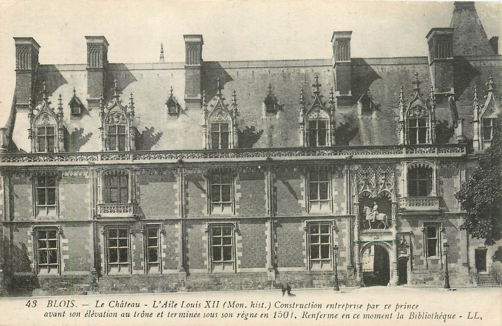 CPA Blois Le Chateau L'Aile Louis XII Mon hist