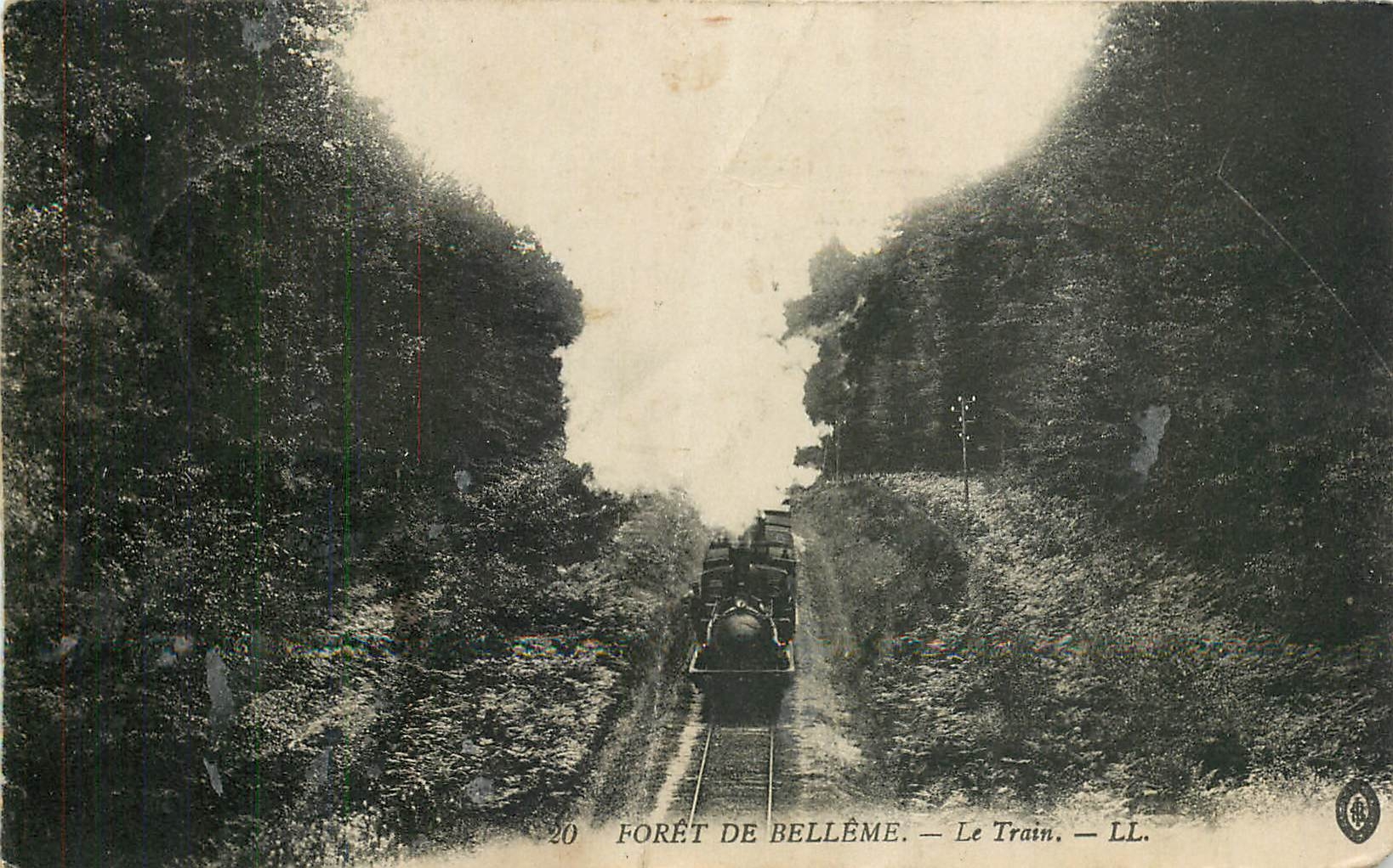 CPA Foret de Belleme Le Train 