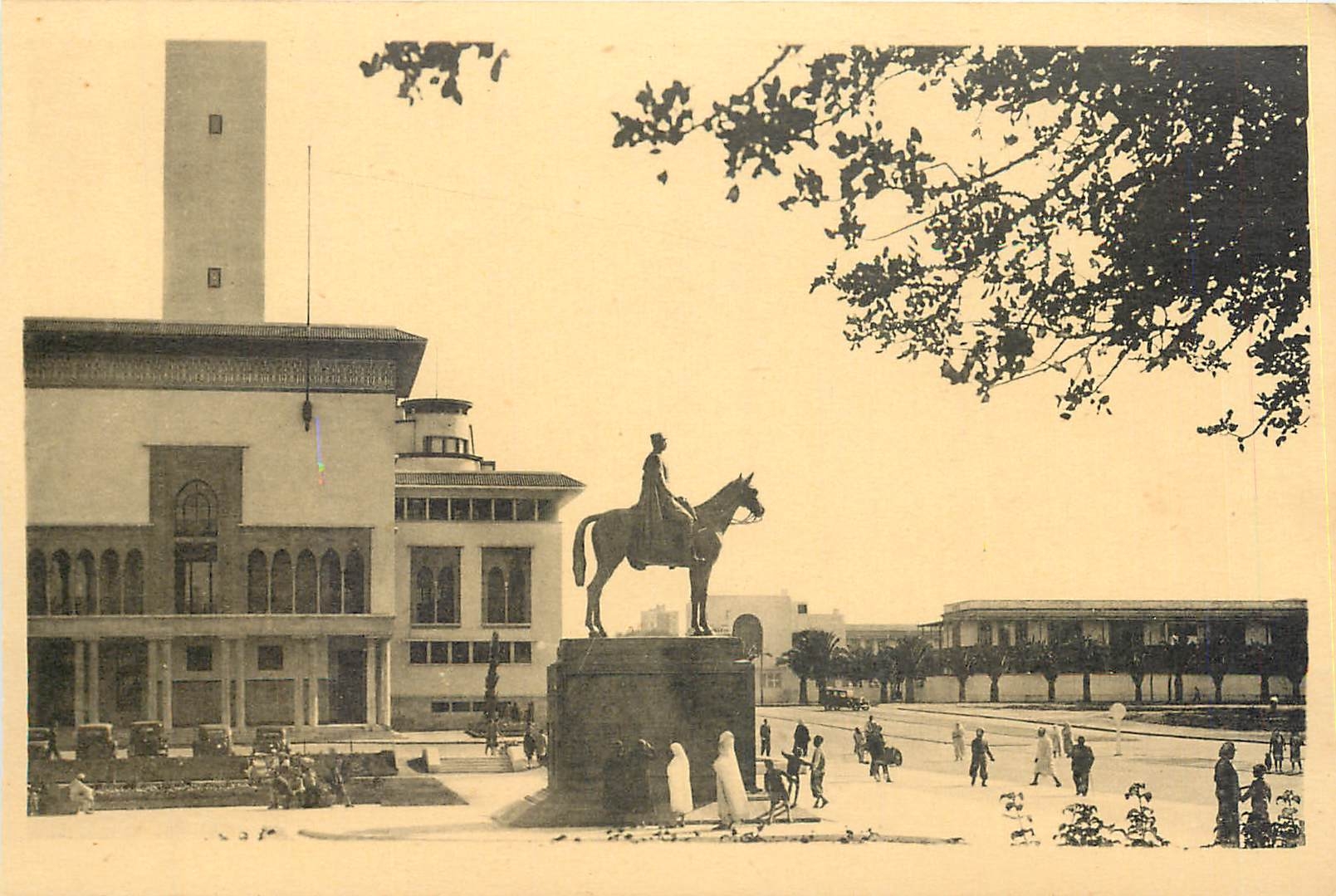 CPA Casablanca Place Lyautey 