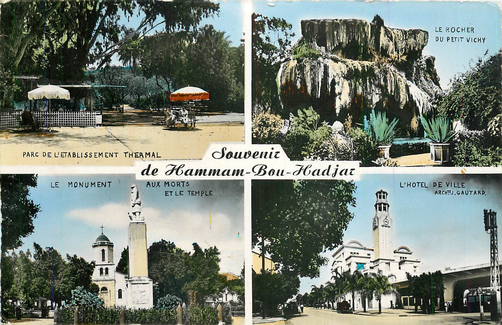 CPM Souvenir de Hammam Bou Hadjaz 