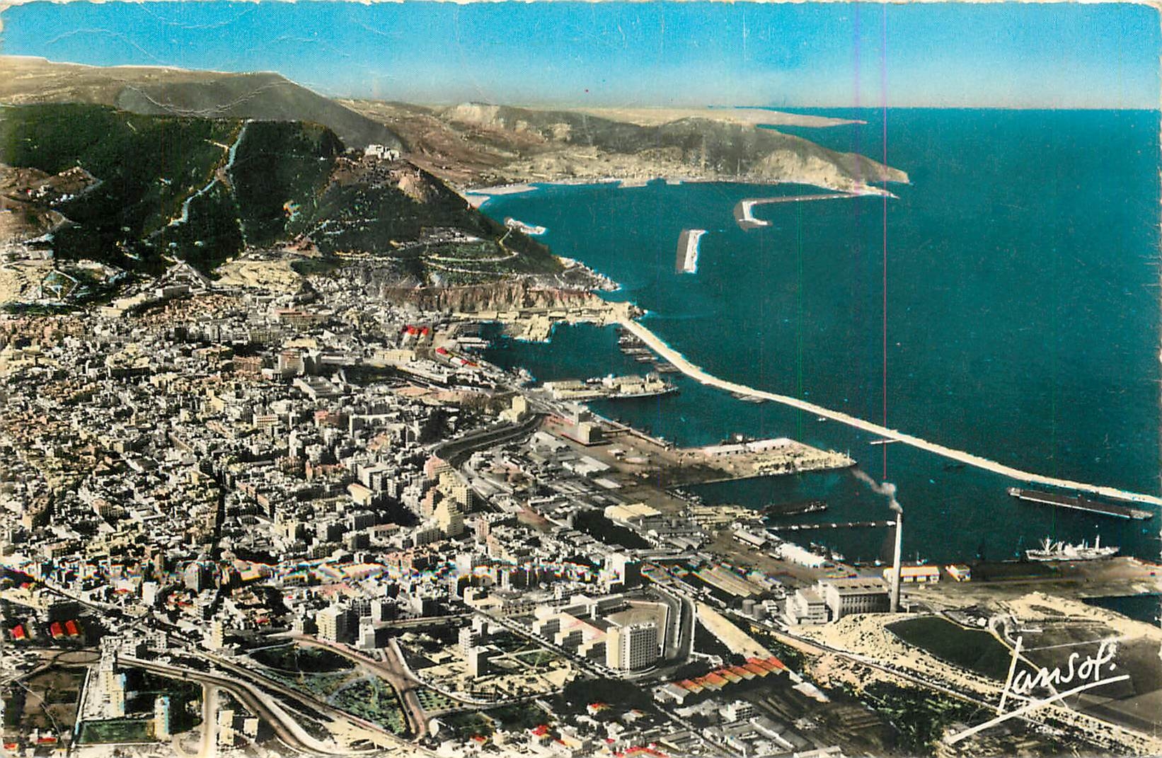 CPM Oran Vue aerienne 