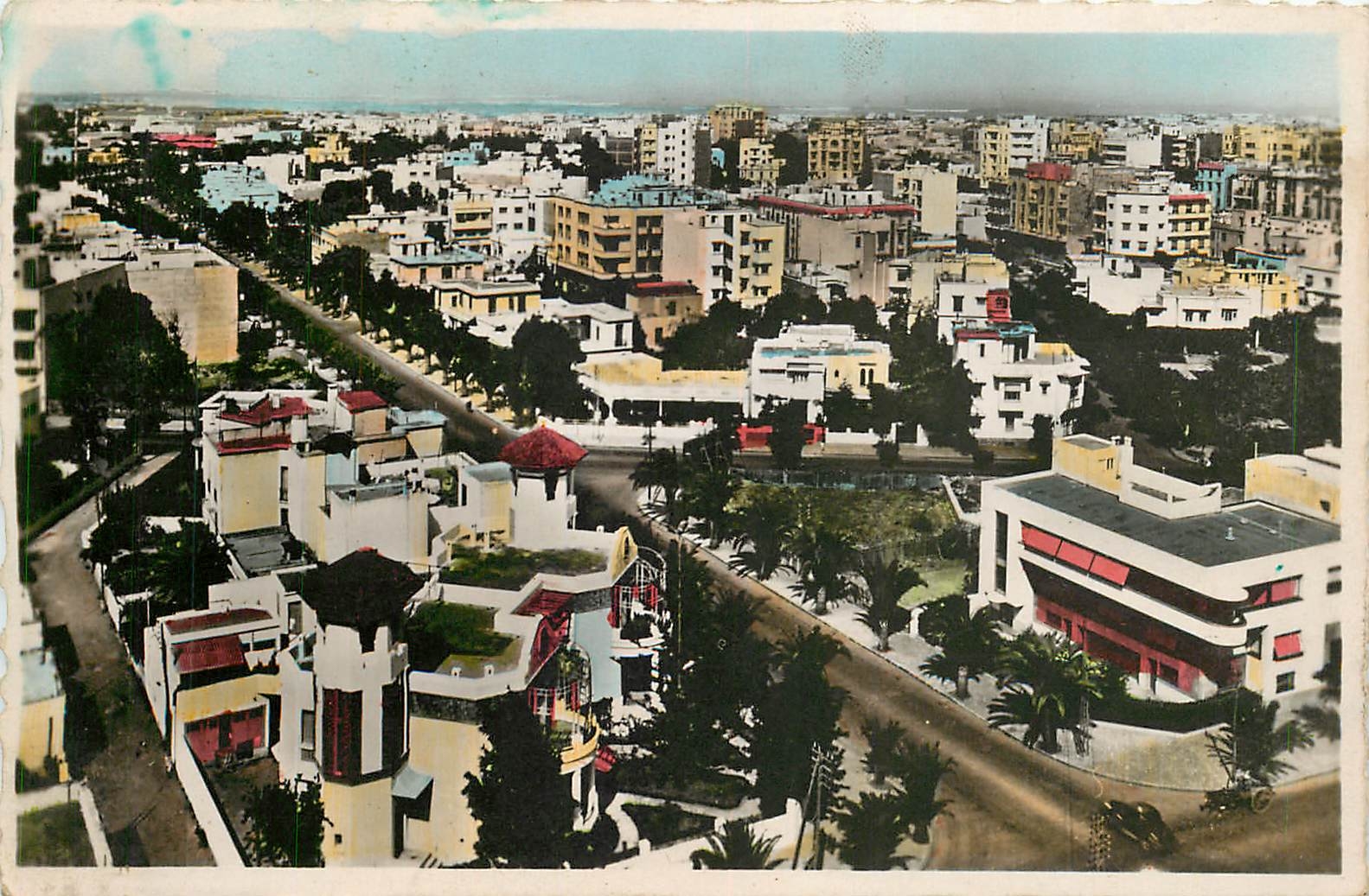 CPA Casablanca Vue partielle 