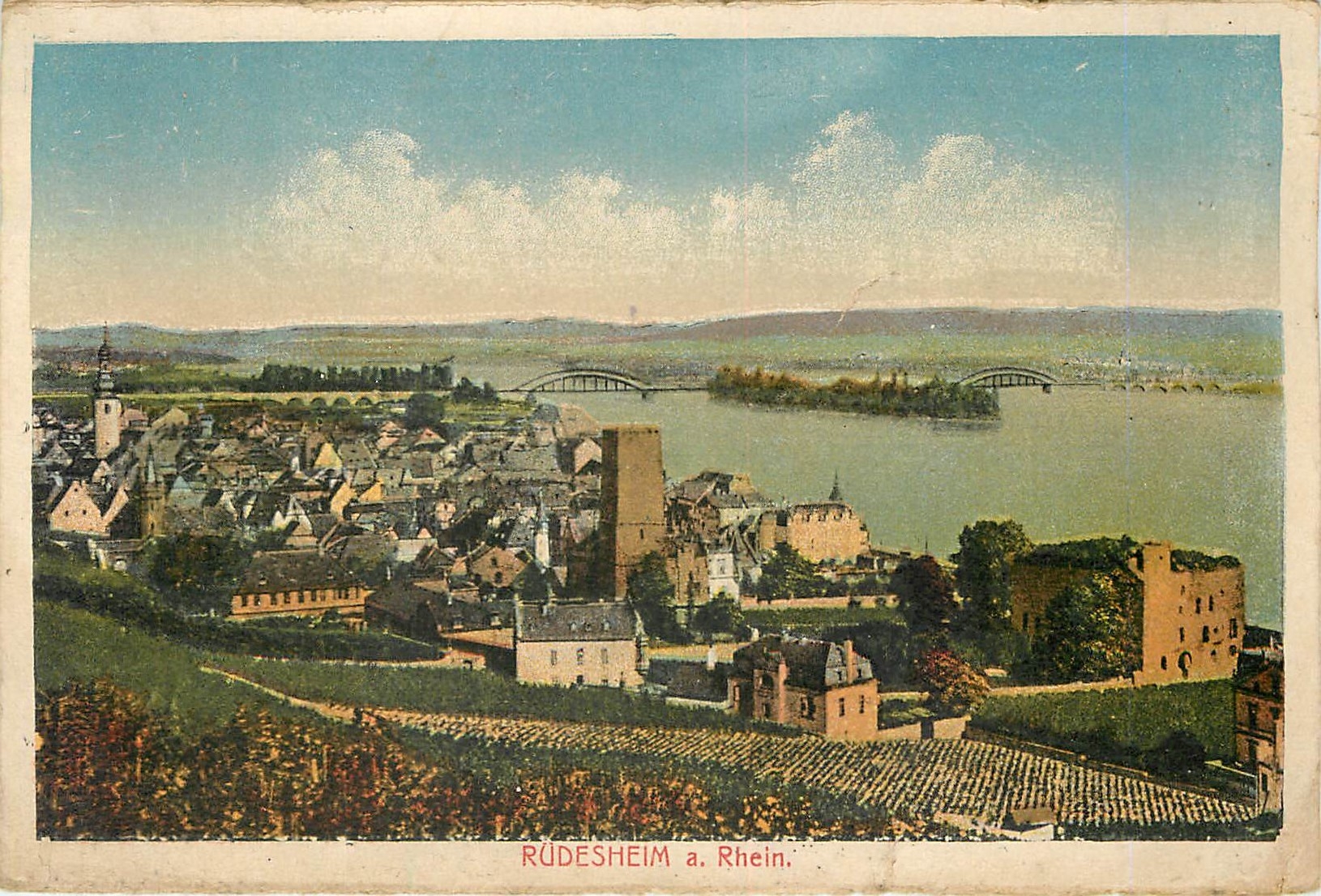 CPA Rudesheim a Rhein 