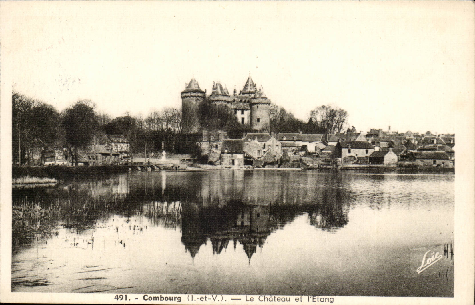 castle of Combourg - or celebrates it Chateaubriand writer passed part of his childhood - CPA