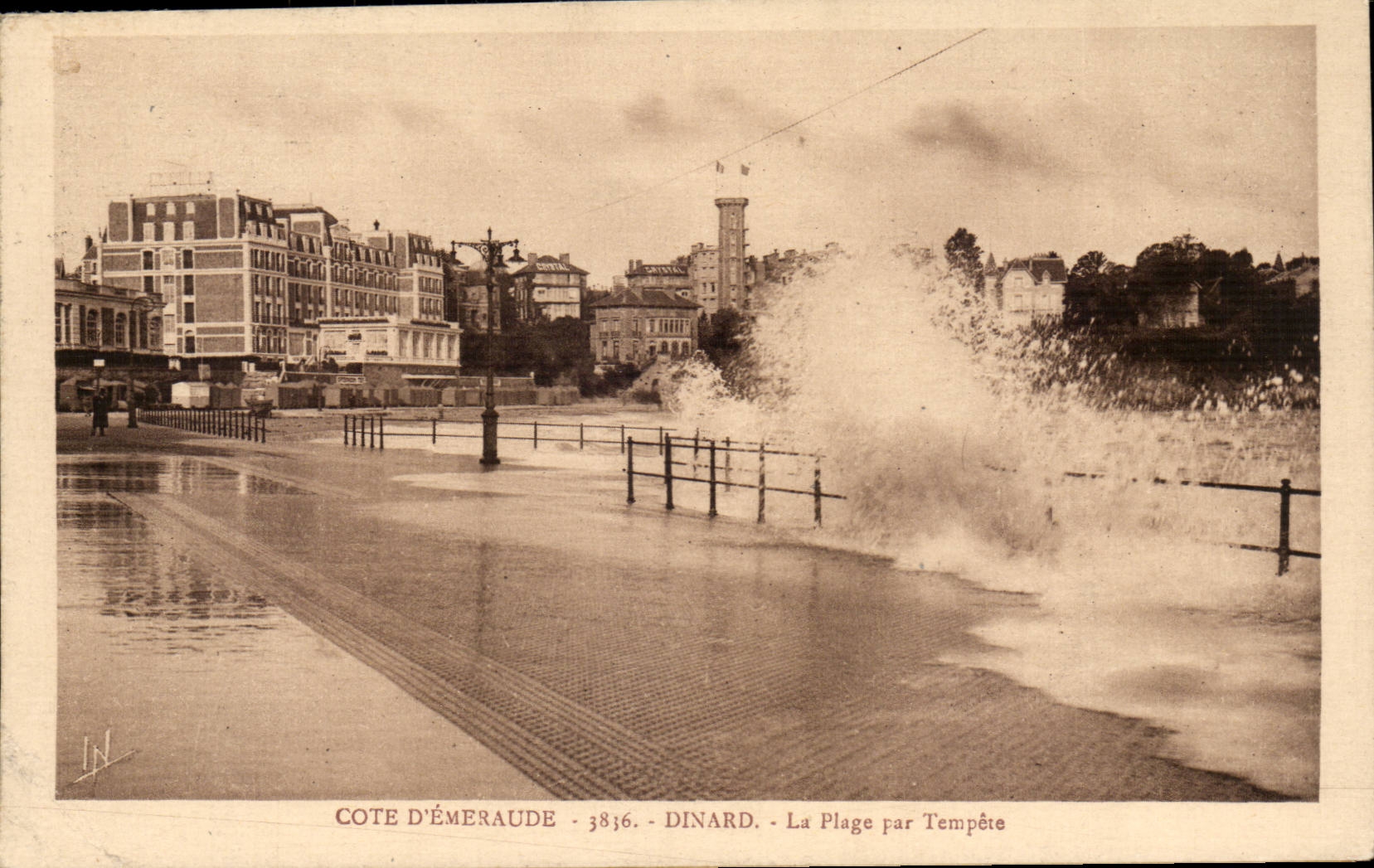 Dinard - ma plage par Tempete - CPA