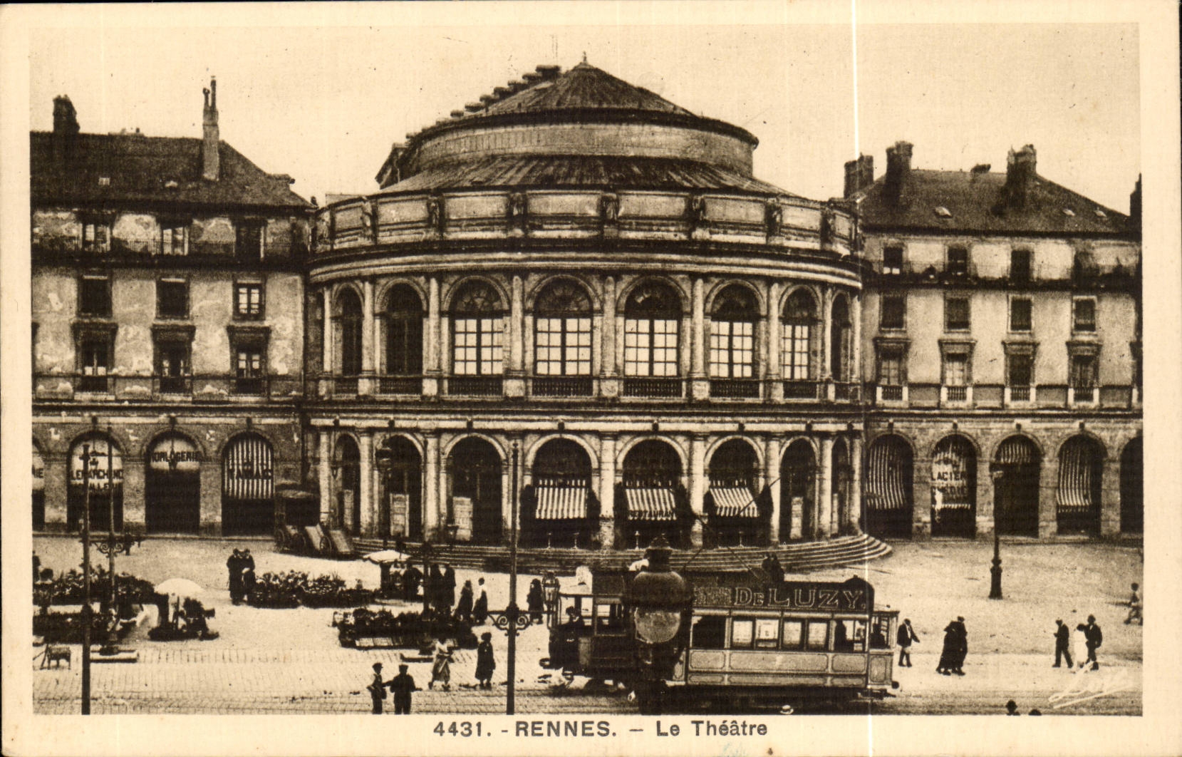 Rennes - Le Theatre - CPA 