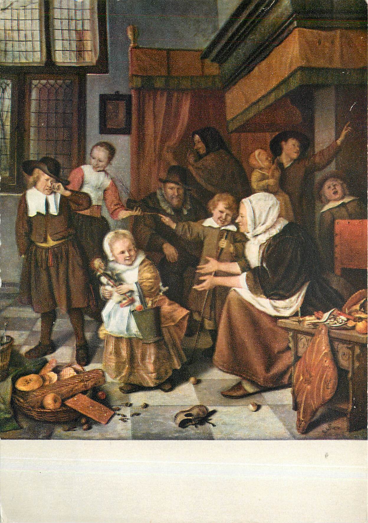 CPM Rijksmuseum Amsterdam Jan Havicksz Steen La Saint Nicolas