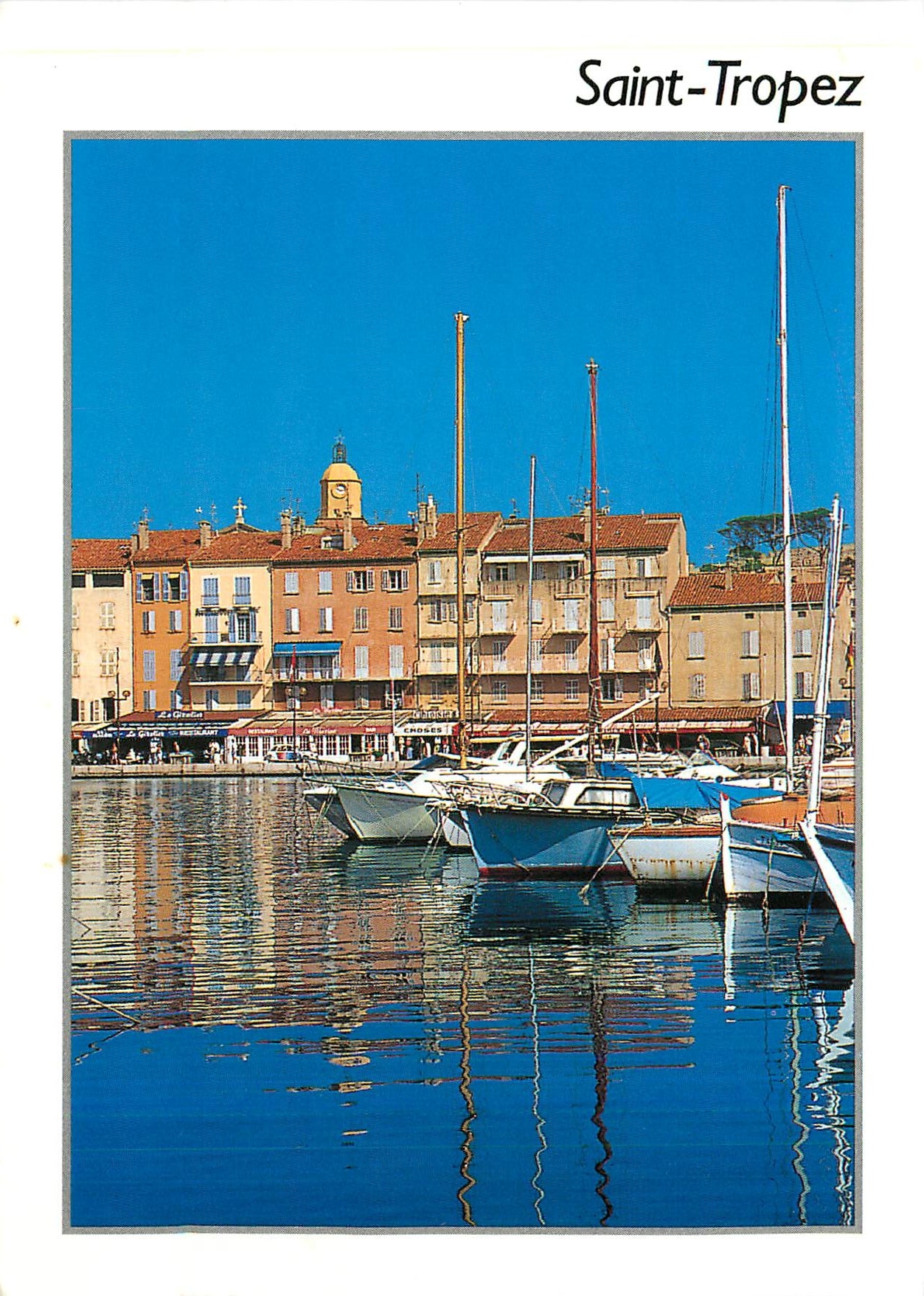 CPA Saint Tropez Var Le Port 