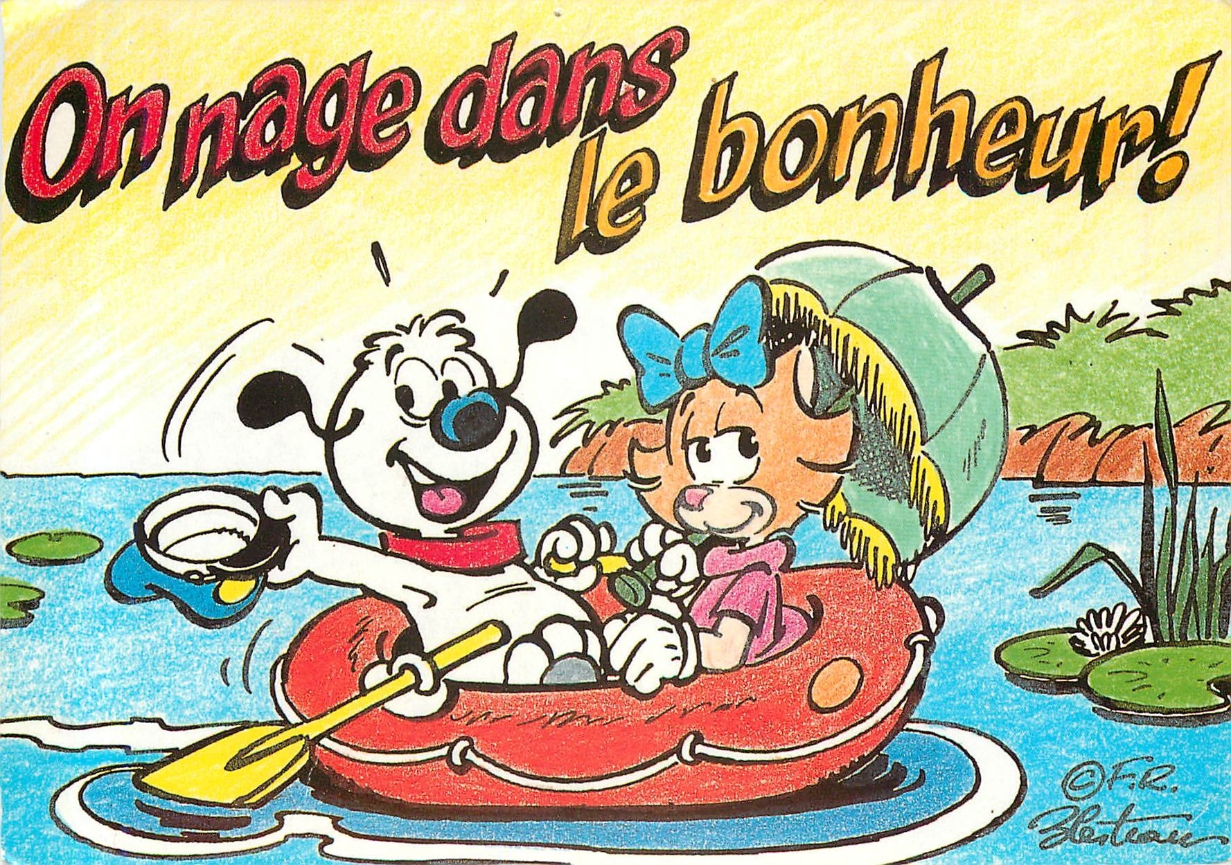 CPM On nage dans le Bonheur 