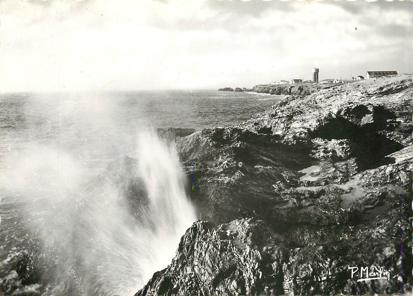 CPA Croix de Vie Vendee Le Jet d'Eau