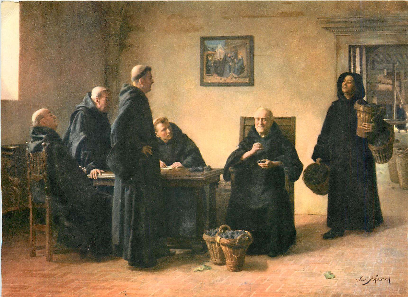 CPA Epernay Le celebre Cellerier aveugle Dom Perignon