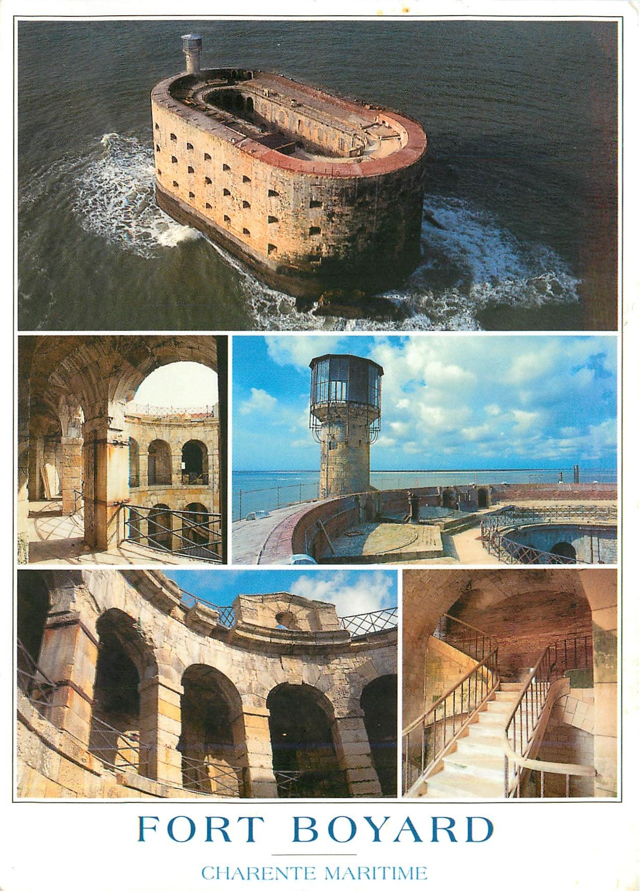 CPM Fort Boyard Charente Maritime Situe entre les iles d'Oleron et d'Aix Quelques