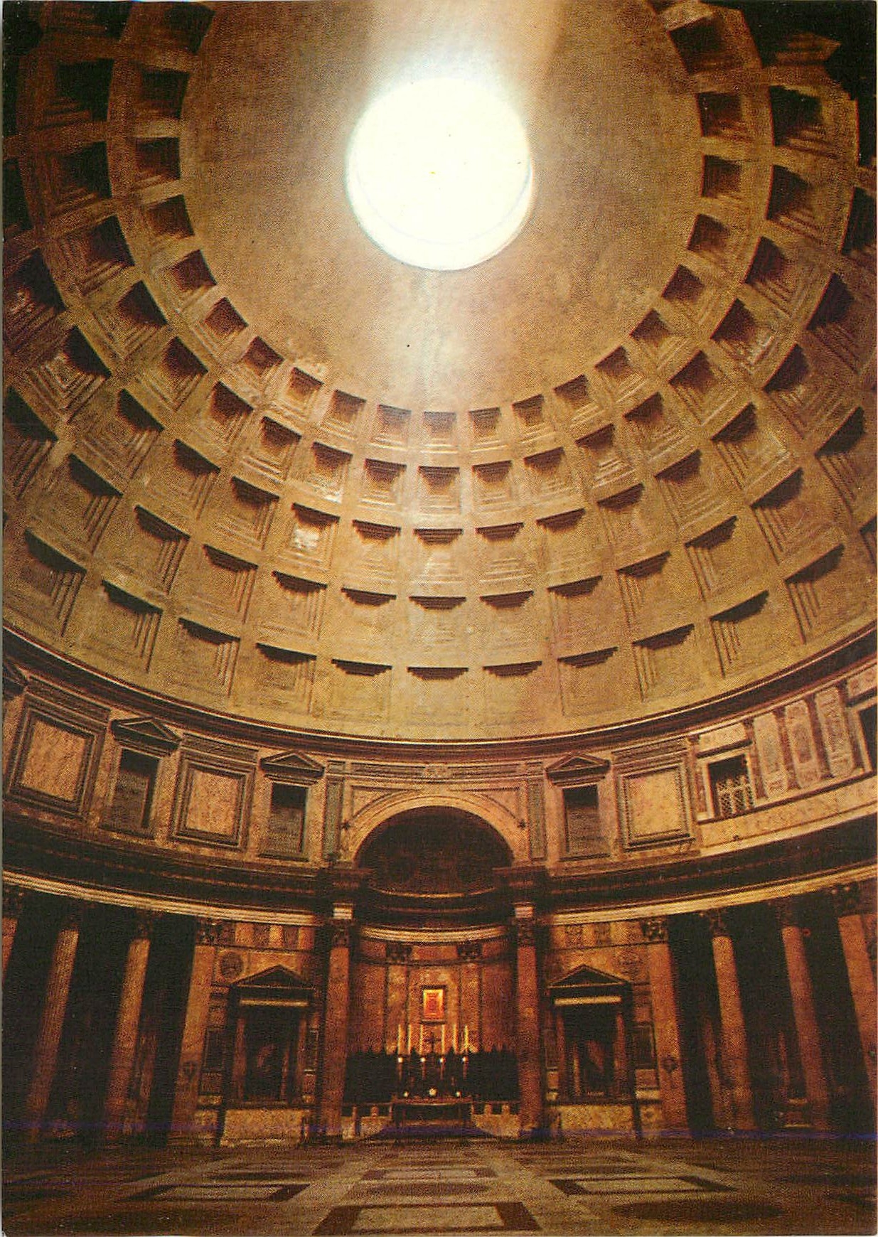 CPM Roma Le Pantheon Interieur 