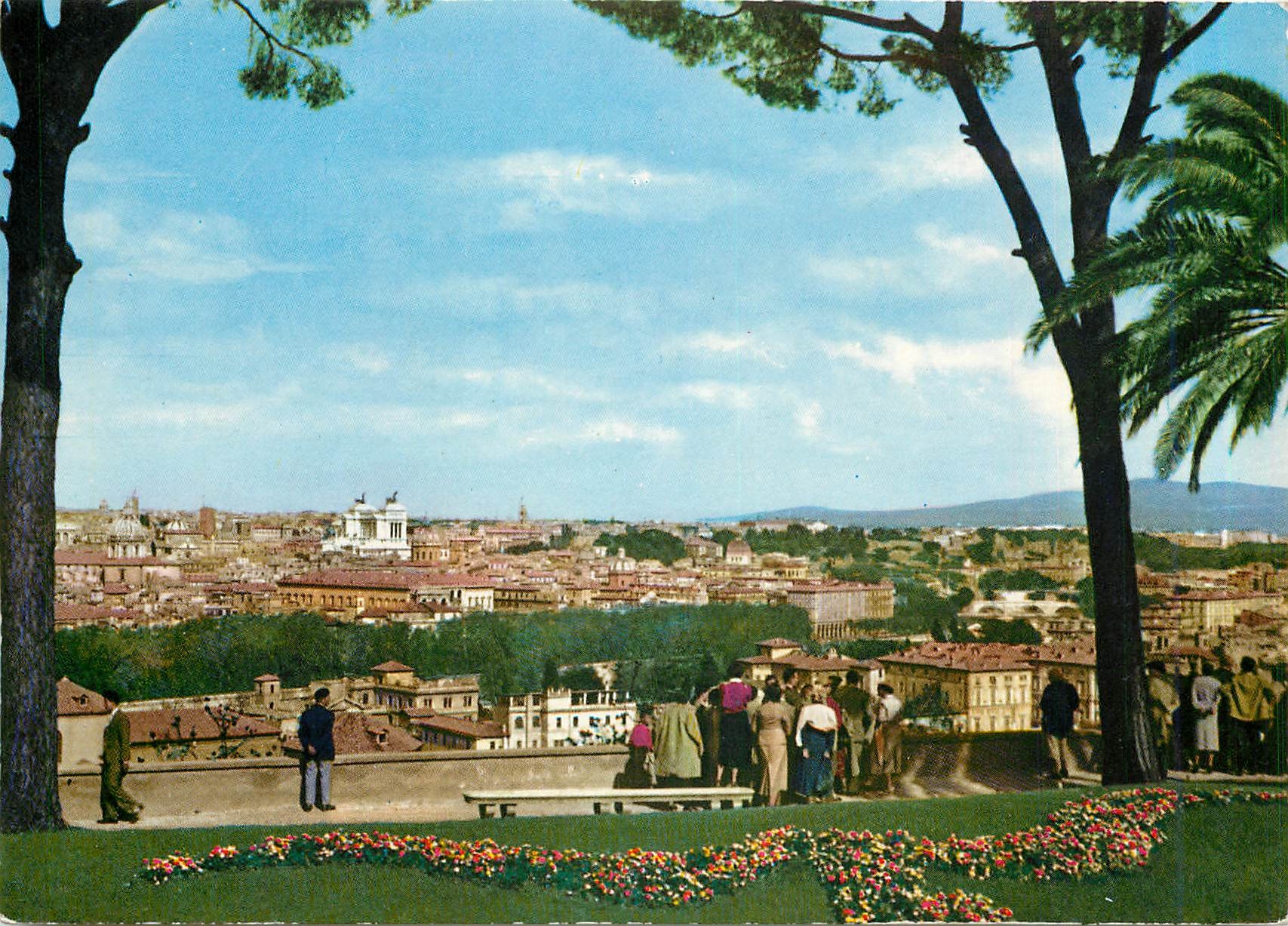 CPM Roma Veduta panoramica dal Gianicolo 