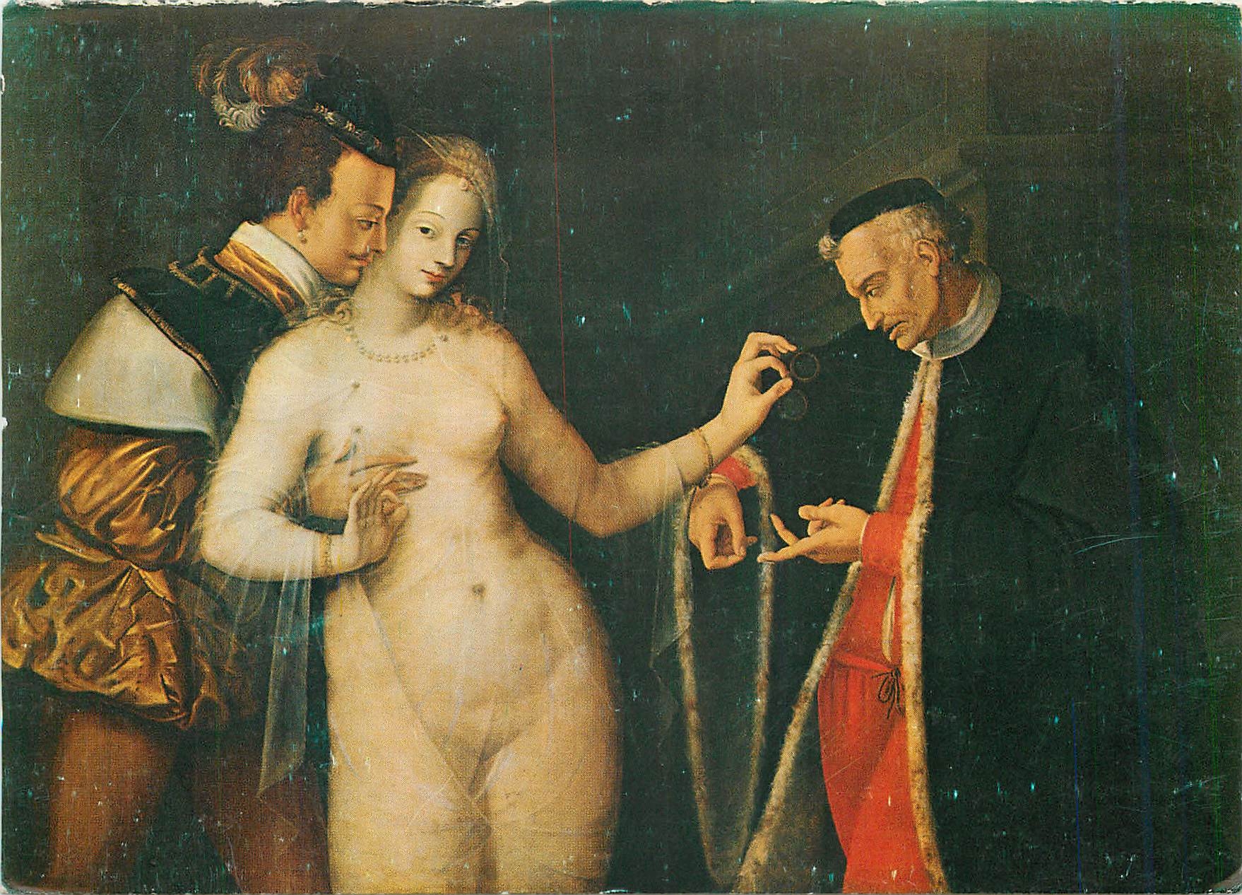 CPA Musee des Beaux Arts Rennes Ecole de Fontainebleau 