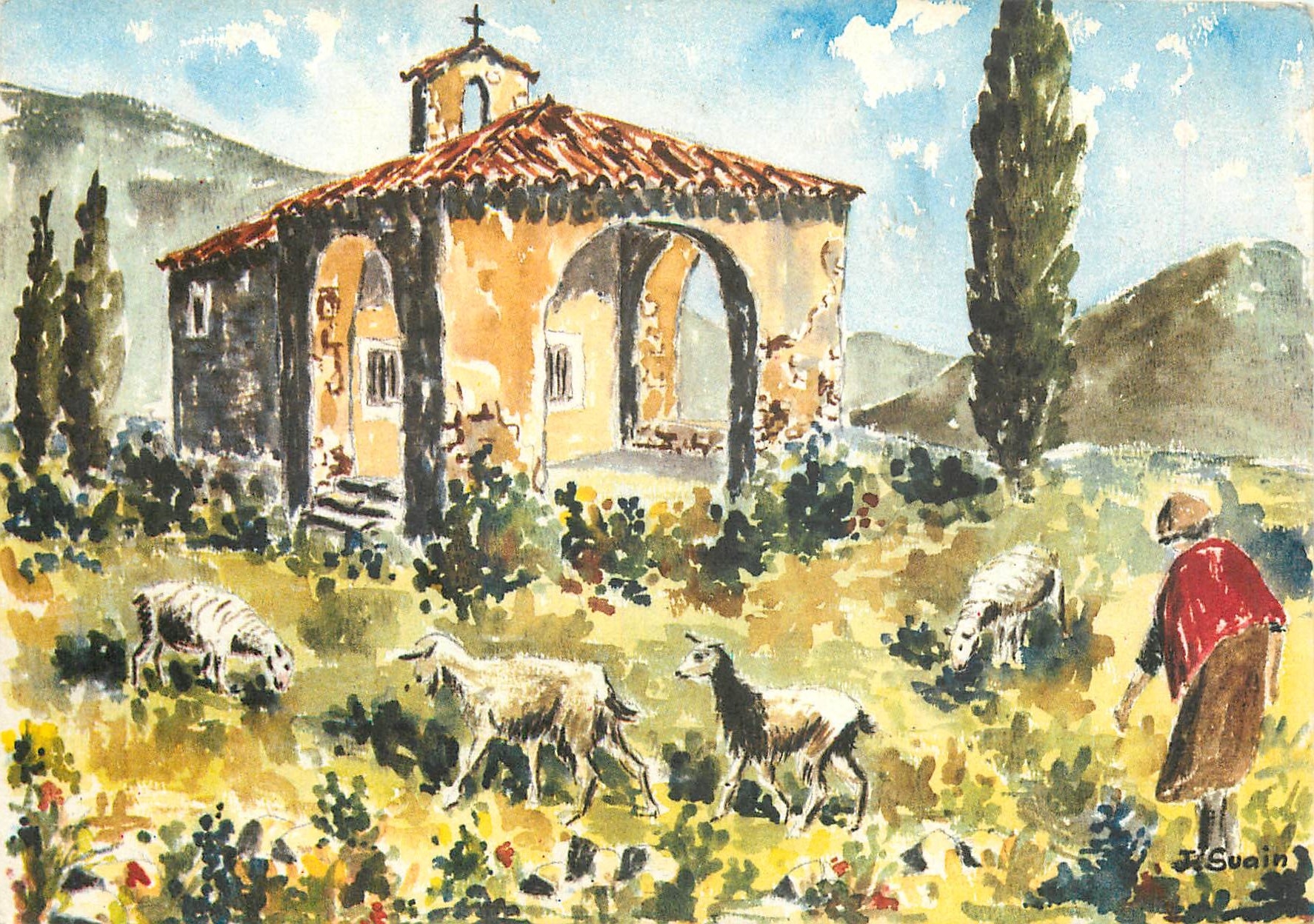 CPA Vieille Chapelle en Provence 