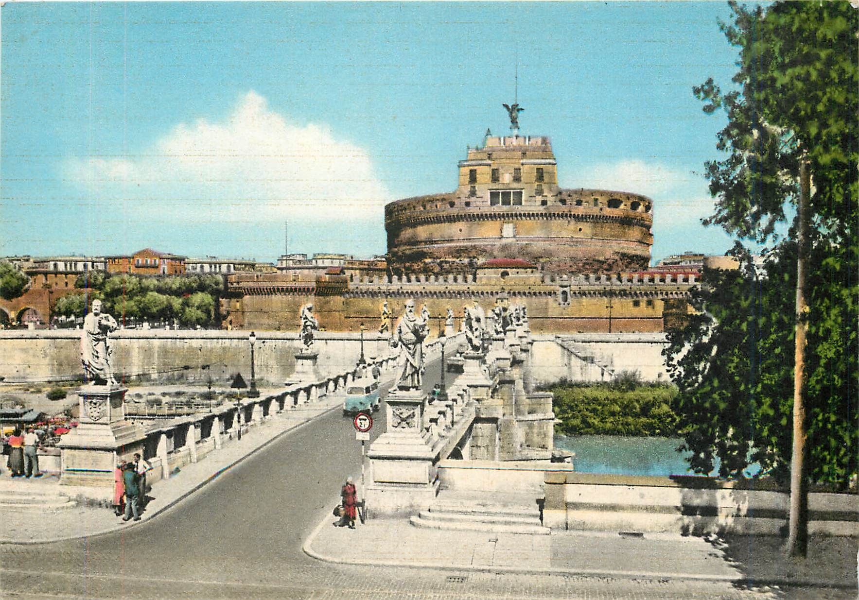 CPM Roma Pont et chateau Saint Ange