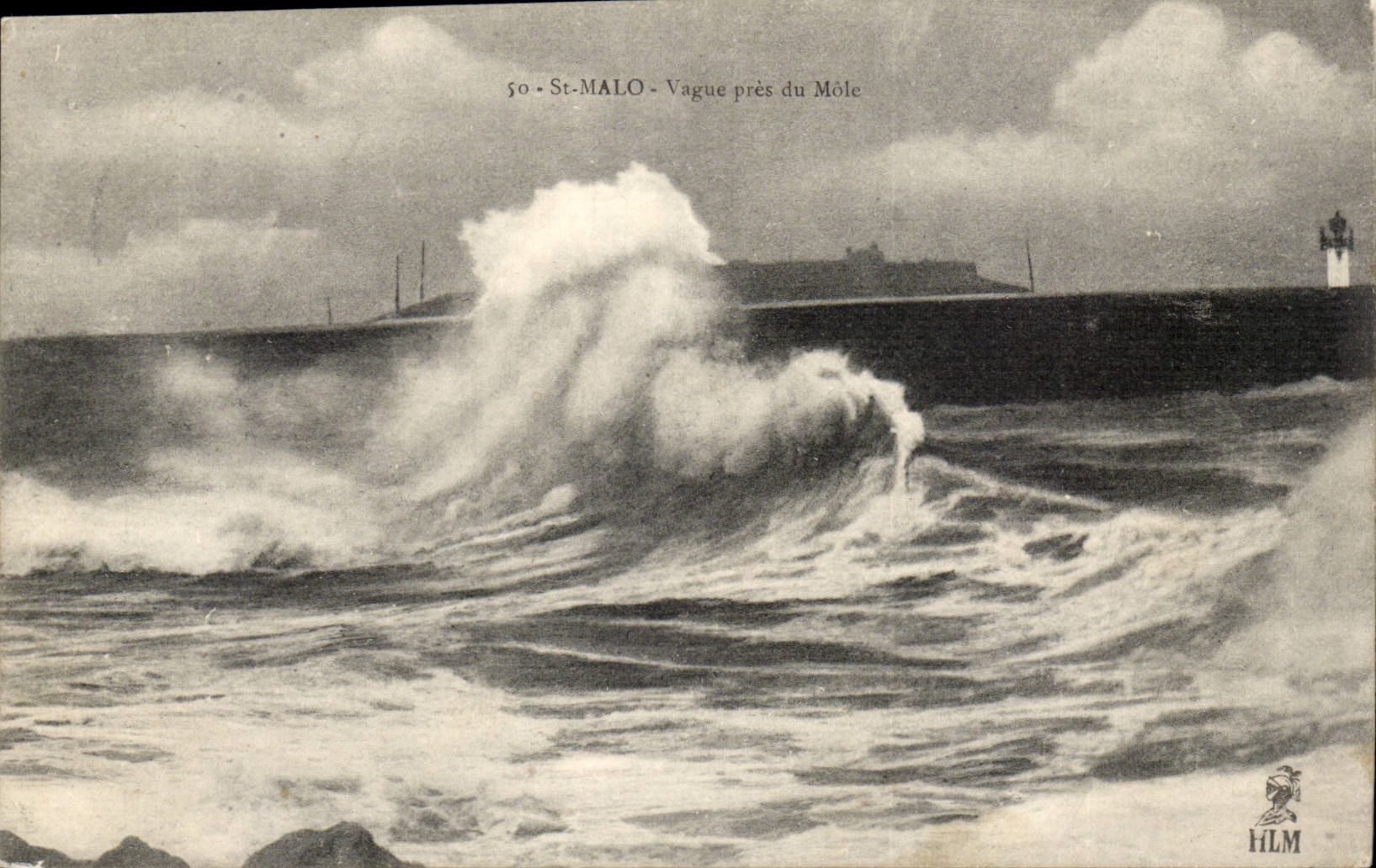 Saint Vague Malo CPA nearly the Mole