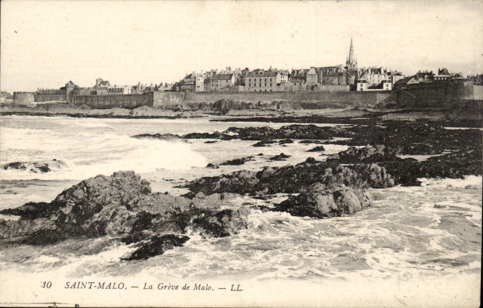 Saint Malo CPA the strike of Malo