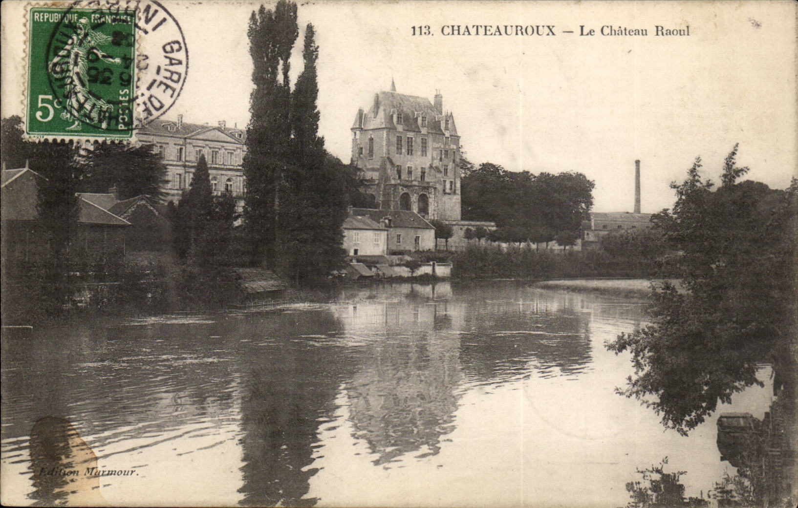 Chateauroux CPA the Raoul castle