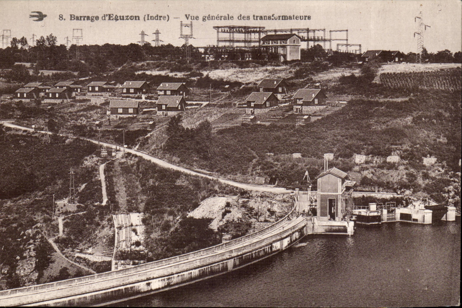 Eguzon CPA View of the transformers (stopping)