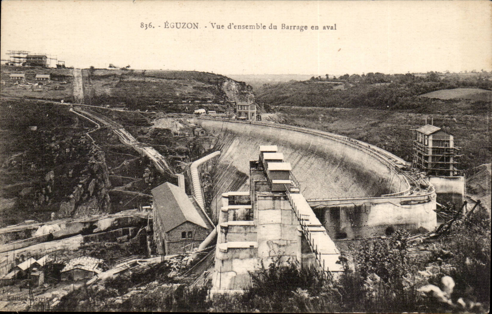 Eguzon CPA Overall picture of the stopping downstream (stopping)