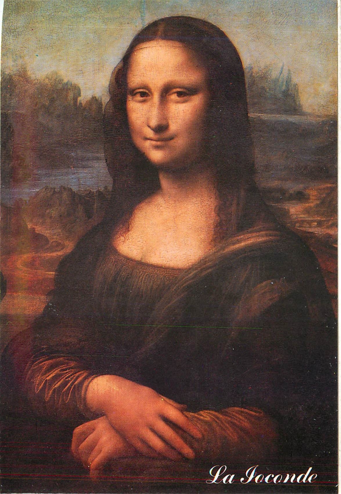 CPM Paris Musee du Louvre Leonard De Vinci La Monalisa 