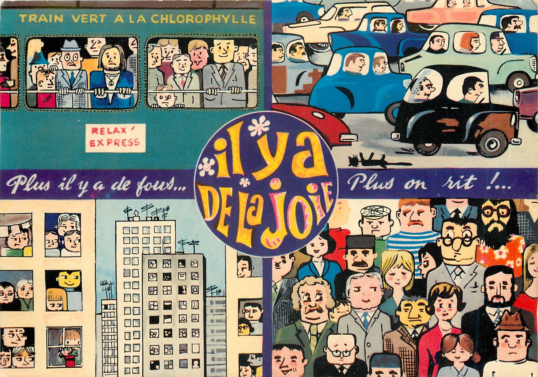 CPA Il Ya de la Joie 