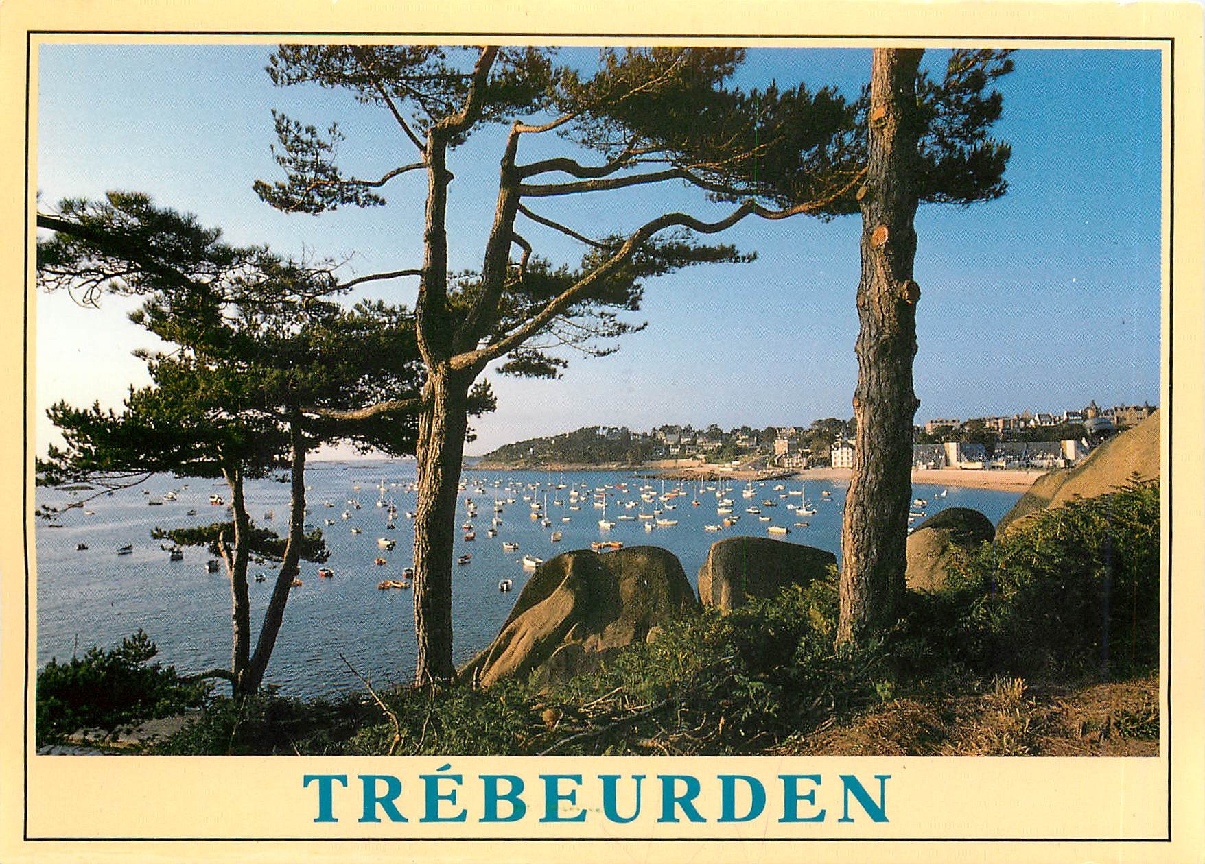 CPA La Cote de Granit Rose Trebeurden Le Port de Trozoul