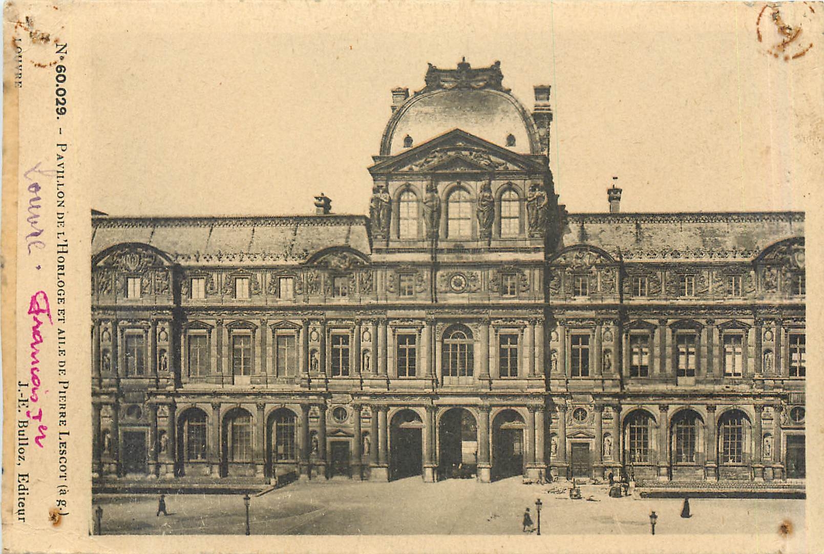 CPA Pavillon de l'Horloge et Aile de Pierre Lescot 