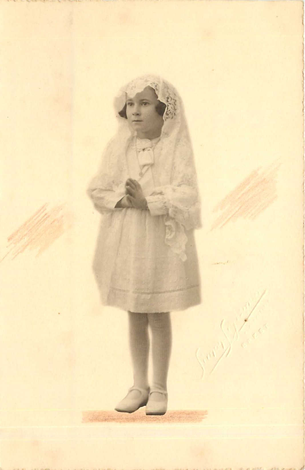 CPA Enfant Communiante