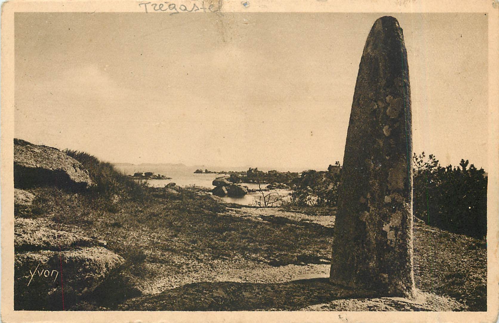 CPA Bretagne Cote de Granit Tregastel Cotes du Nord