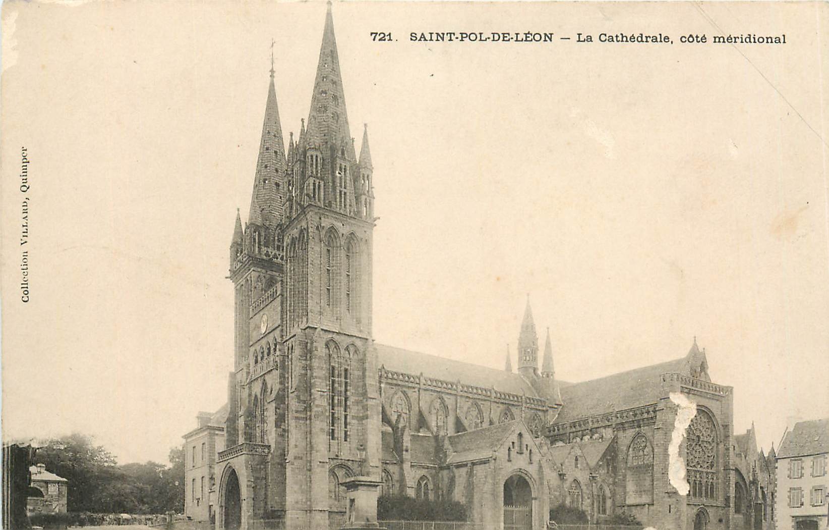 CPA Saint Pol de Leon La Cathedrale Cote meridional