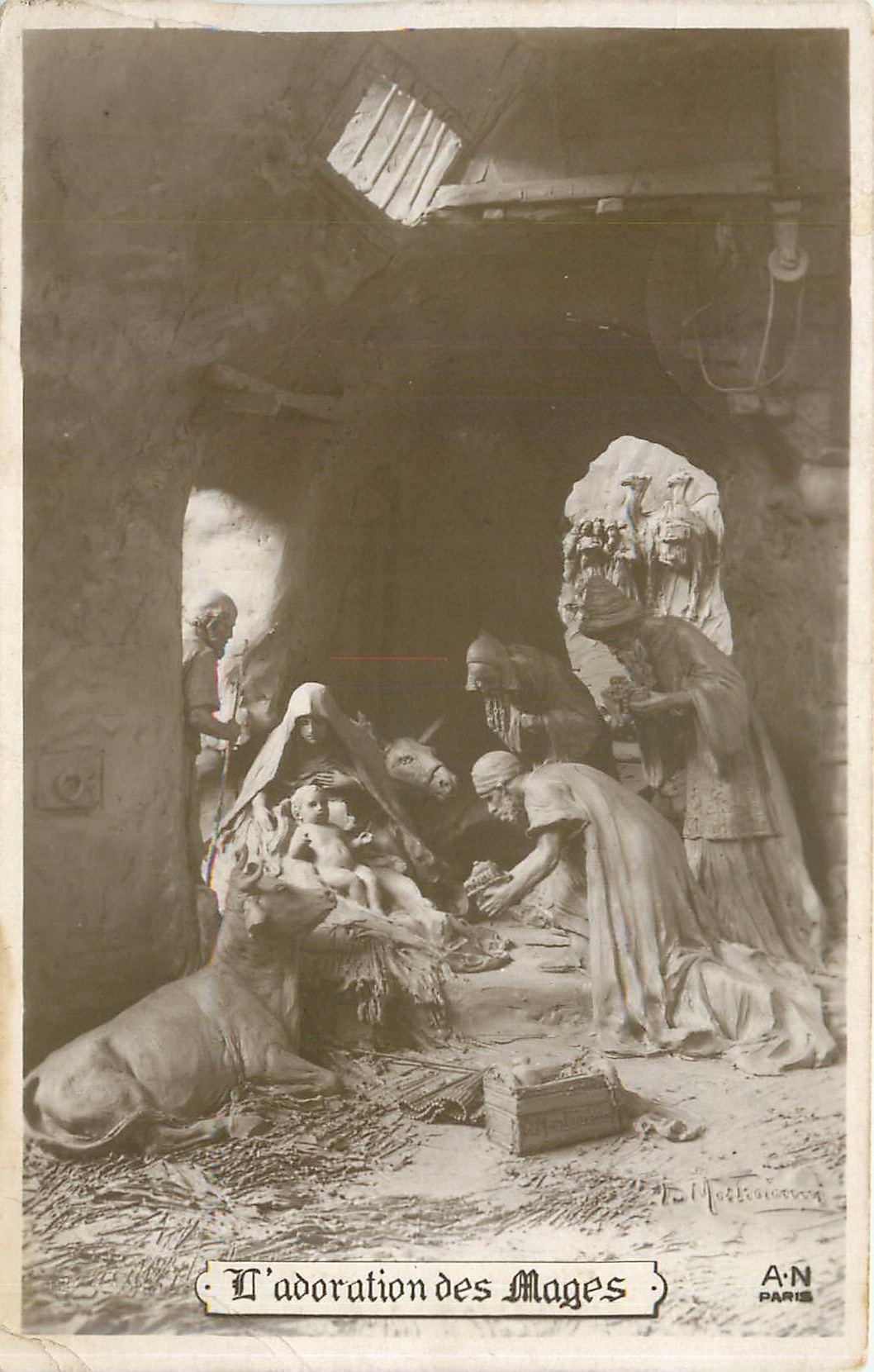 CPA L'Adoration des Mages 