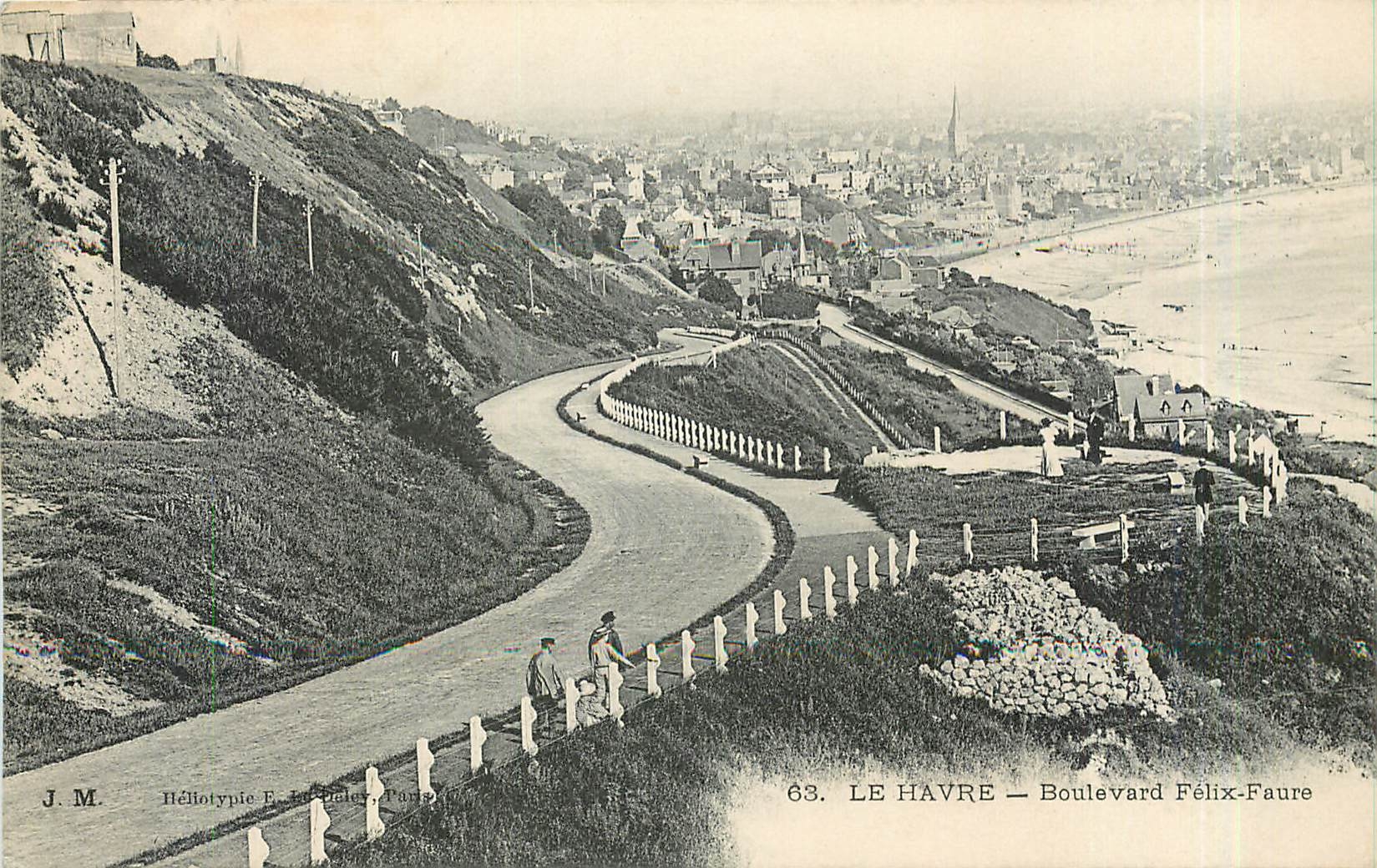 CPA Le Havre Boulevard Felix Faure 
