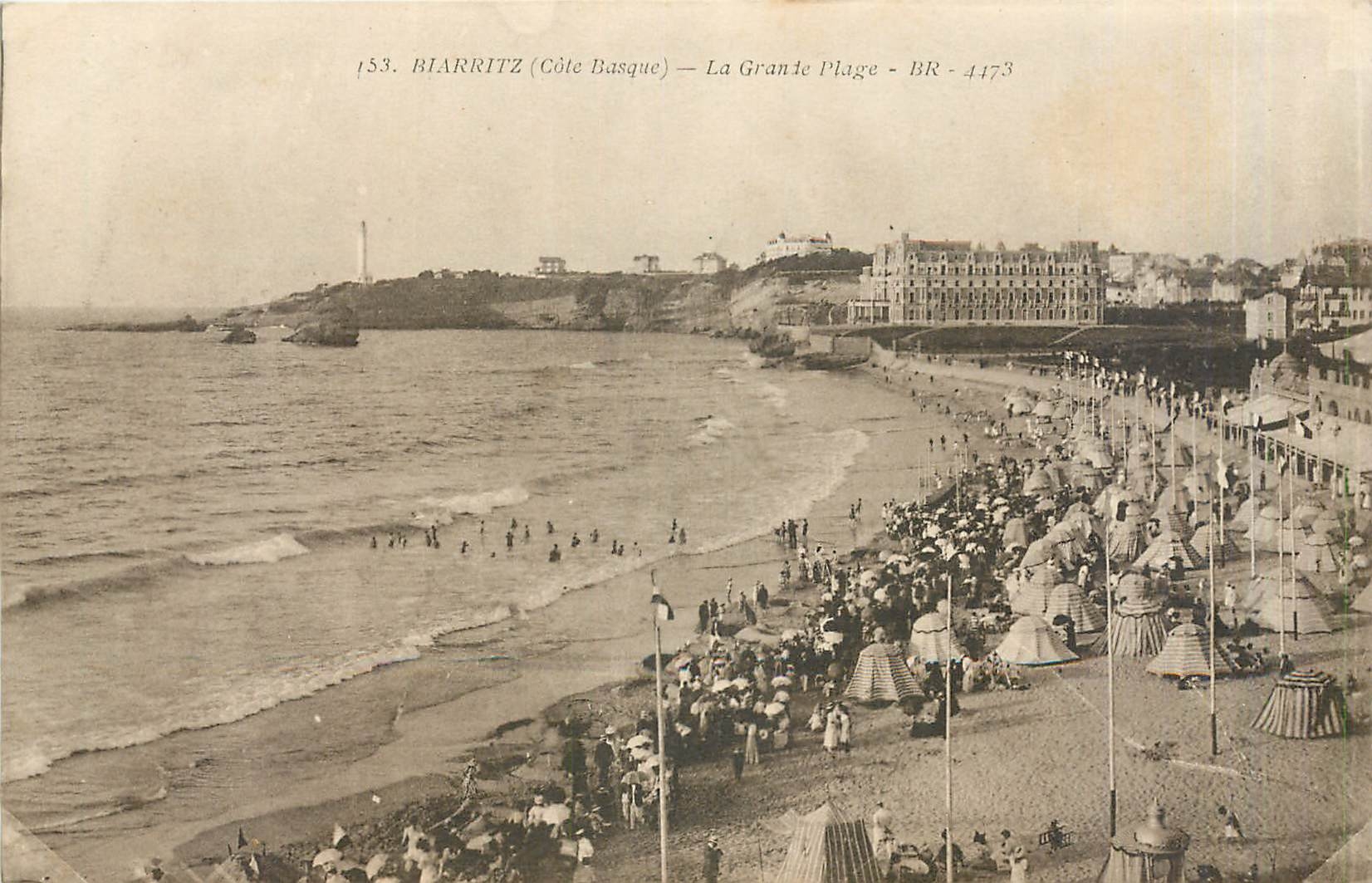 CPA Biarritz Cote Basque La Grande Plage