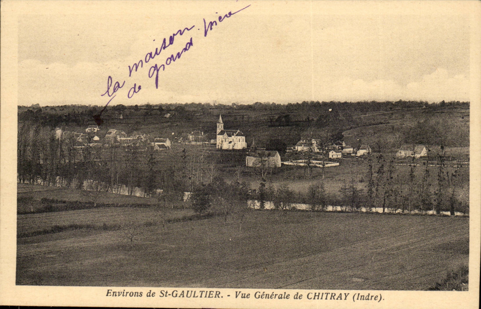 Surroundings of St Gaultier CPA View of Chitray
