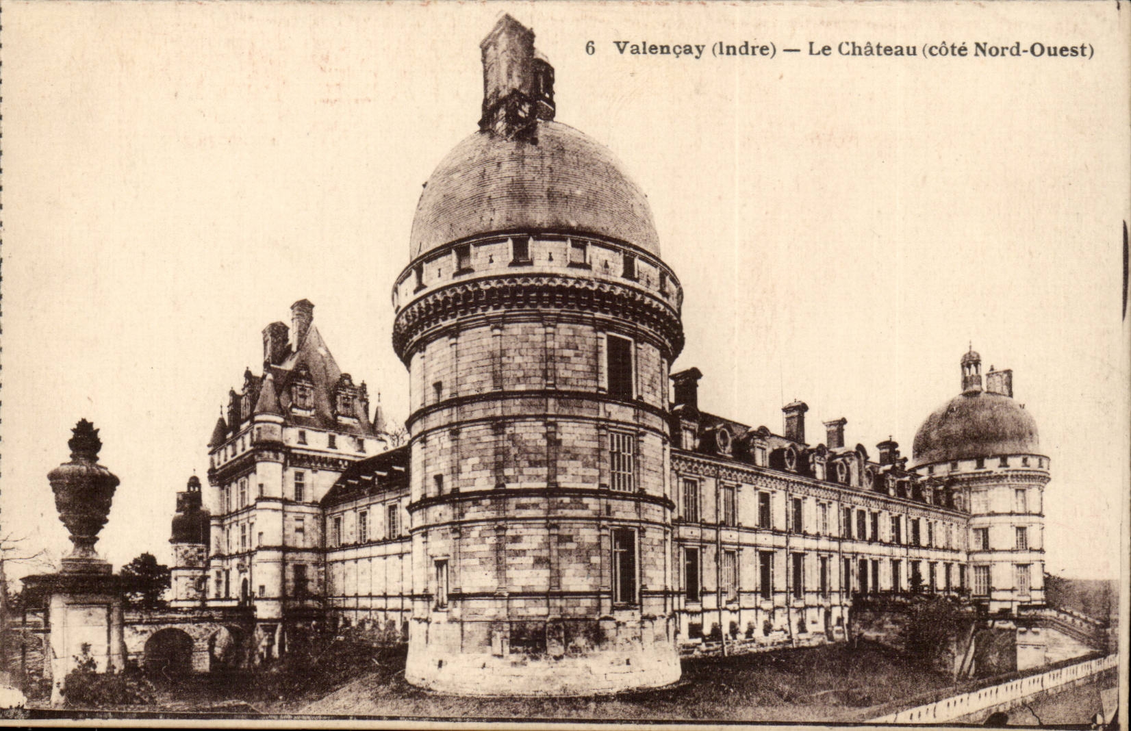 Valencay CPA the castle (Western Northern dimension)