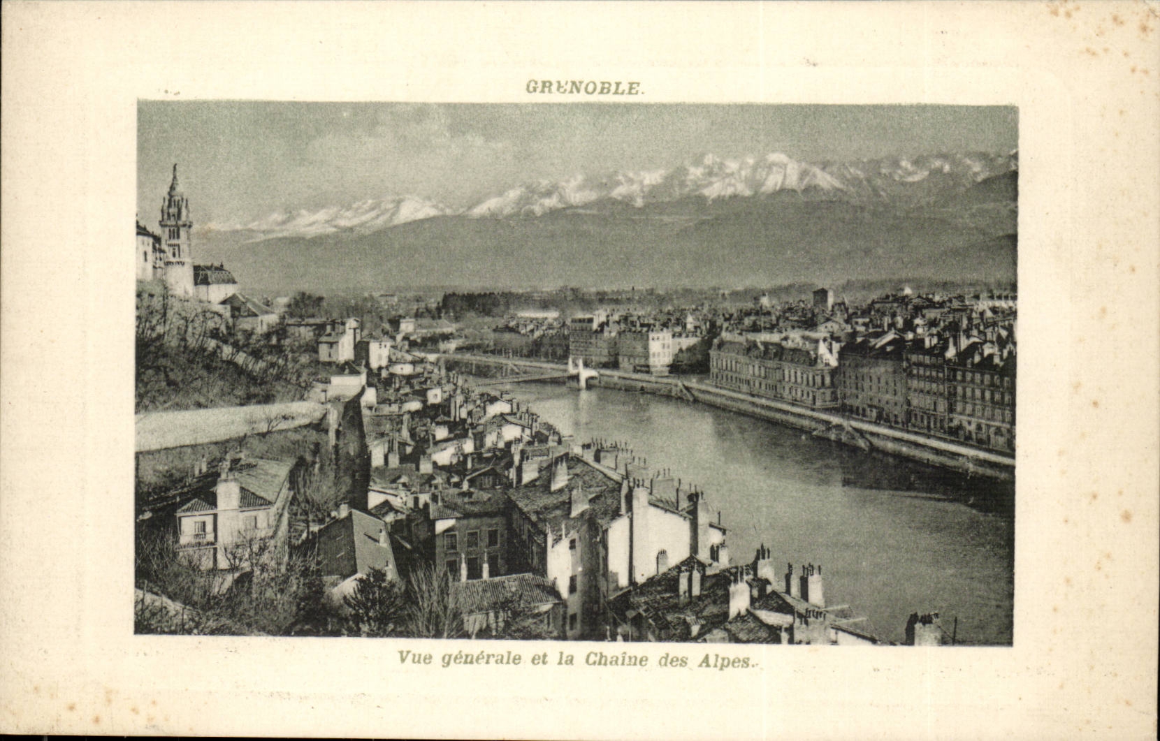 Grenoble CPA View and it the alpine range