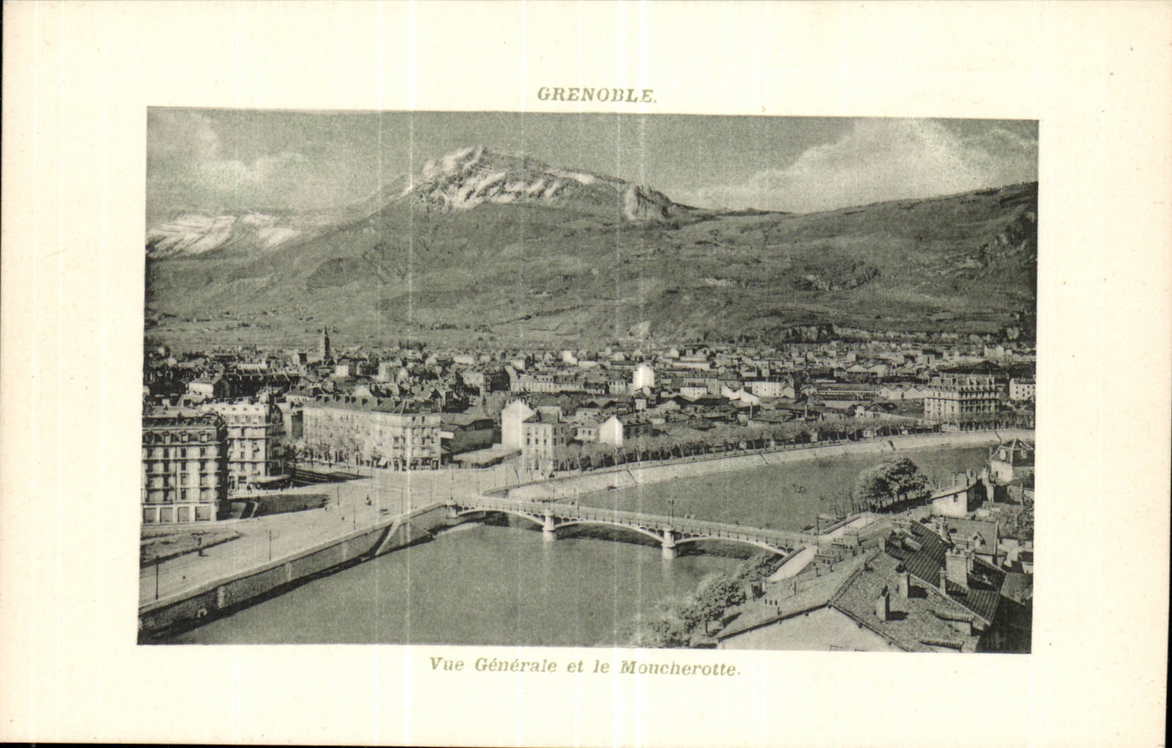 Grenoble CPA Ansicht und leMoucherotte