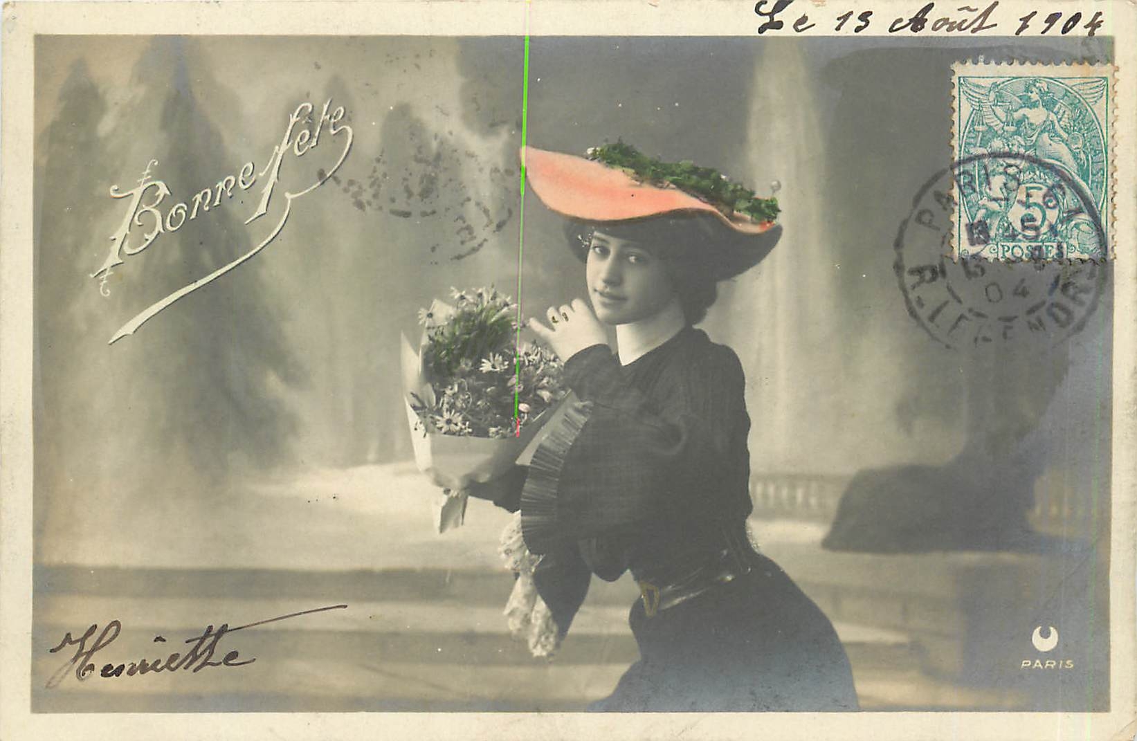 CPA Bonne Fete Femme