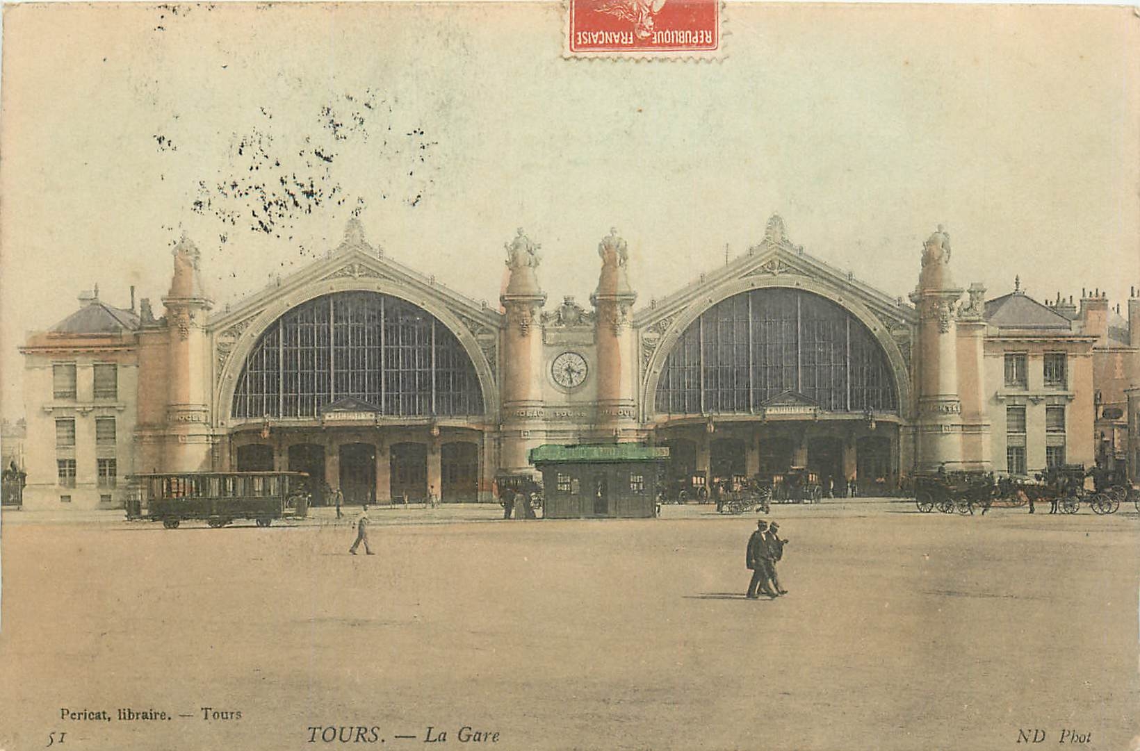 CPA Tours - La Gare