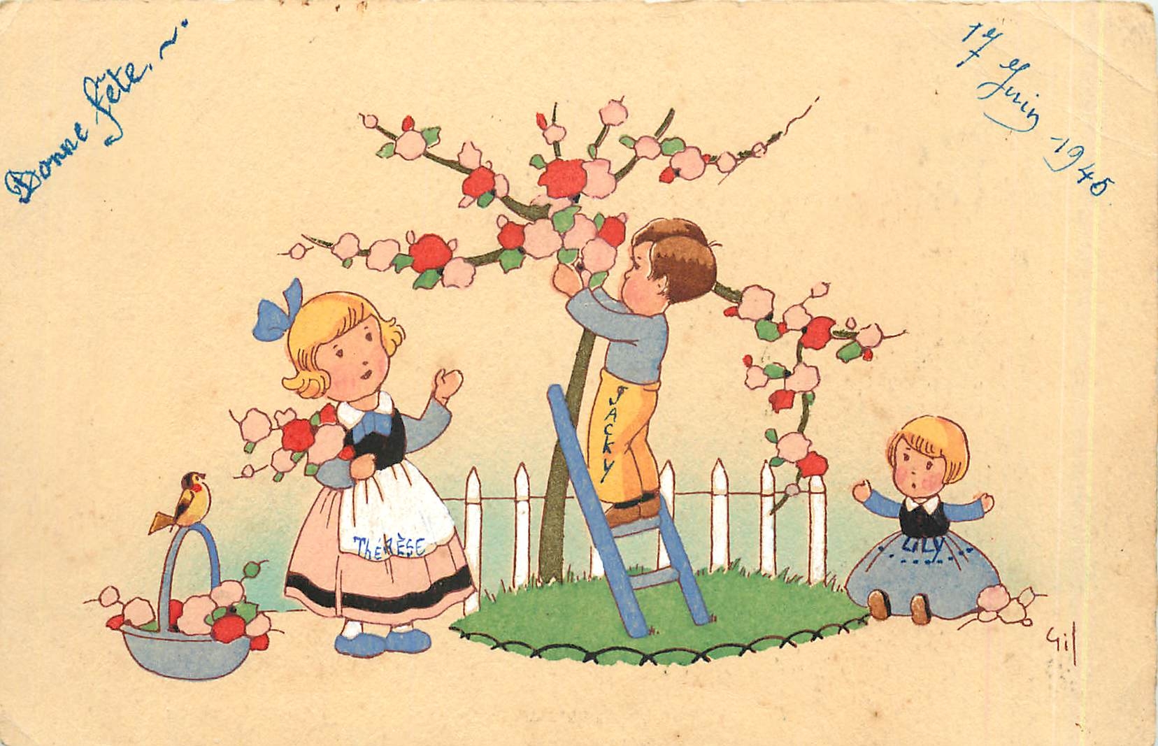 CPA Bonne Fete Enfants