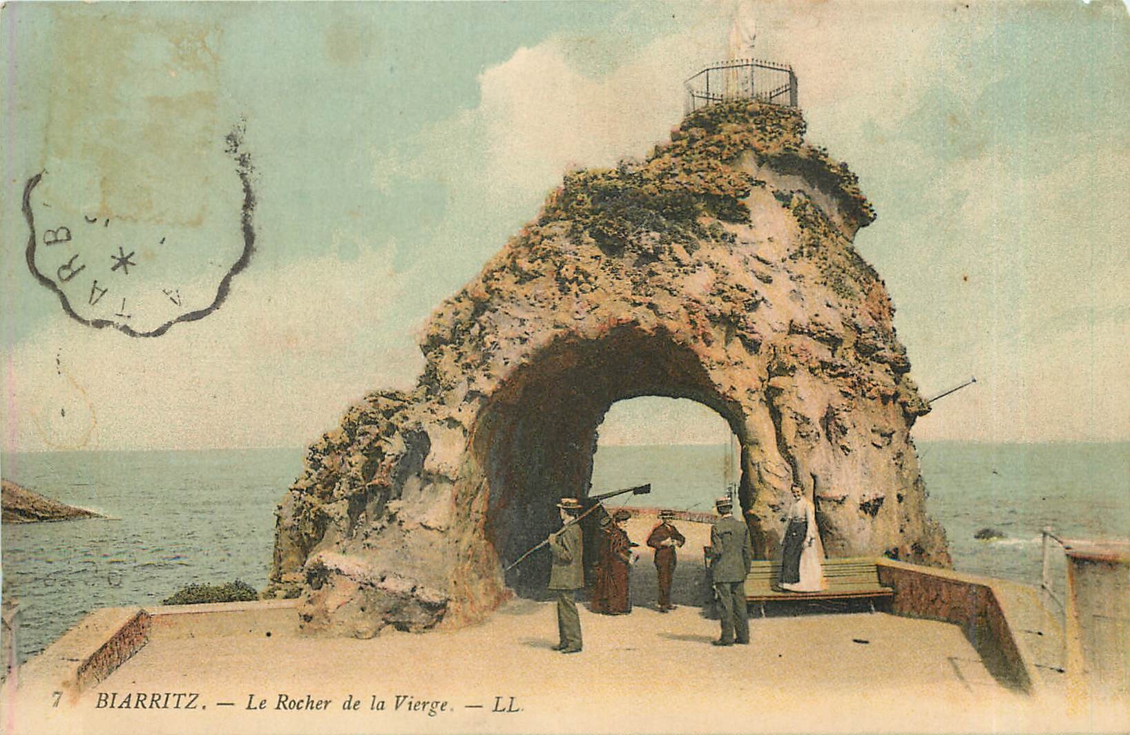 CPA Biarritz - Le Rocher de la Vierge