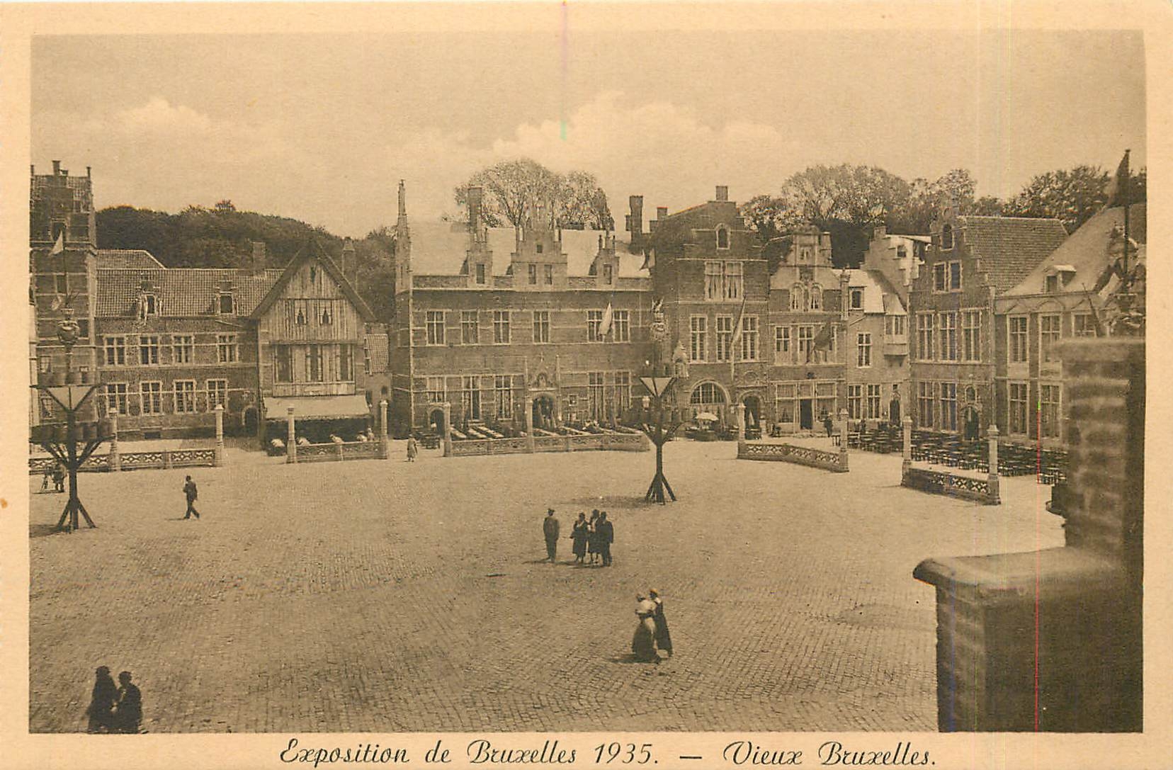 CPA Exposition de Bruxelles 1935 - Vieux Bruxelles