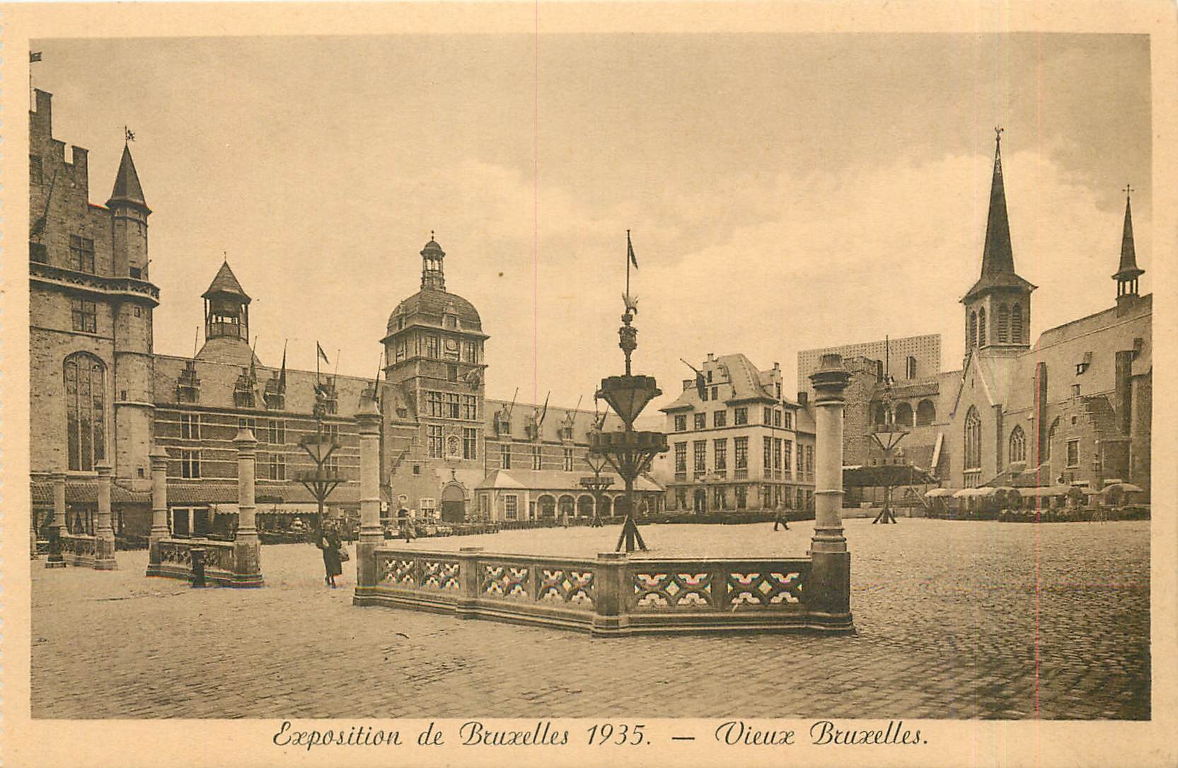 CPA Exposition de Bruxelles 1935 - Vieux Bruxelles
